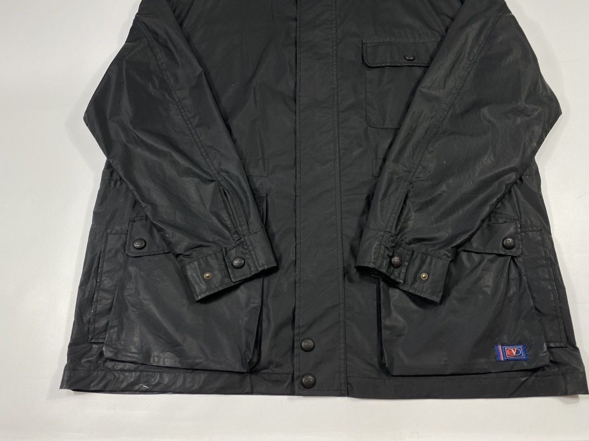 LASTDROP🔥 Vintage 90s Valentino Rubber Jacket Nylon Raincoat