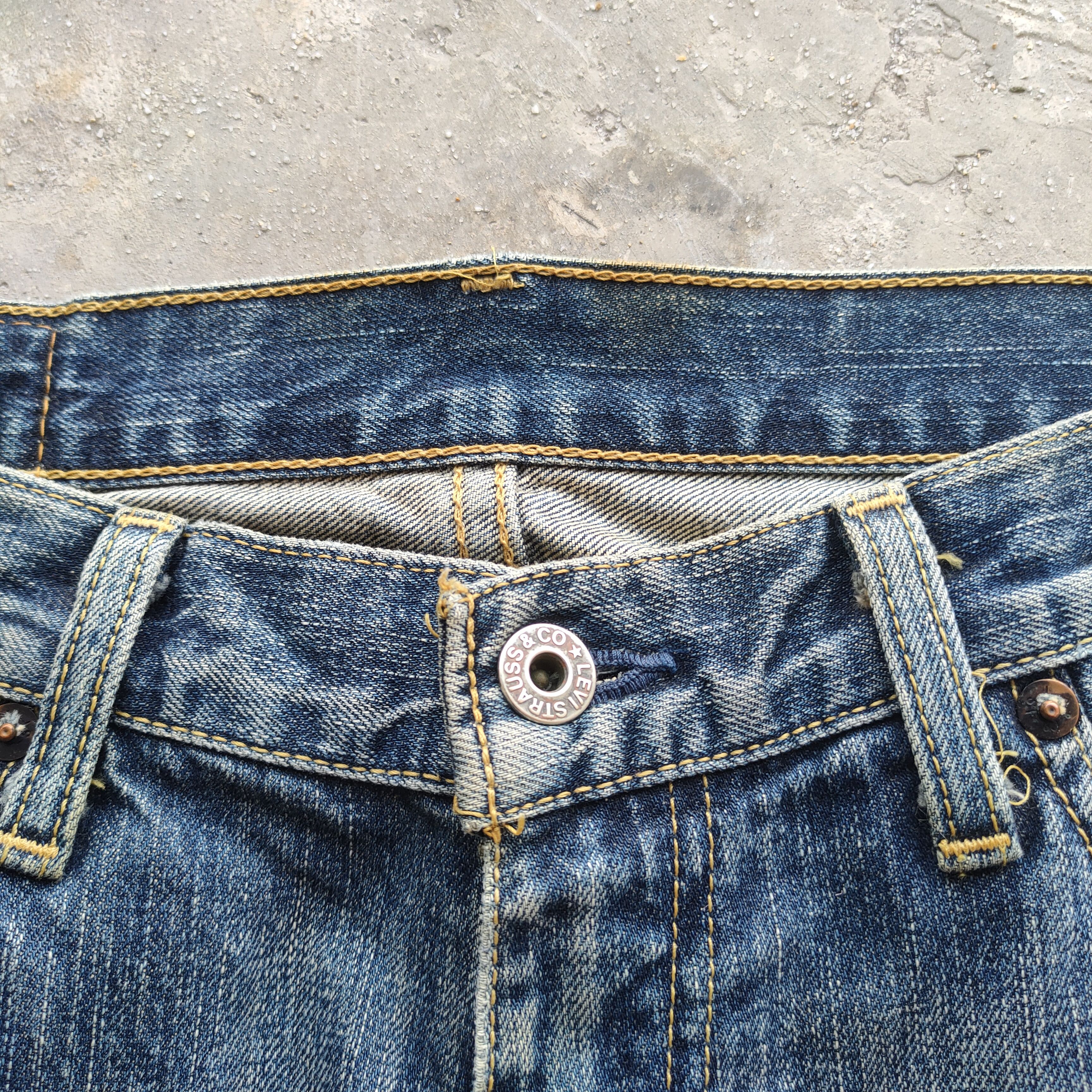 Jean × Levi's Vintage Clothing W31 VINTAGE LEVI'S 503 FADED DISTRESSED JEANS PANTS Size US 31 - 5 Thumbnail
