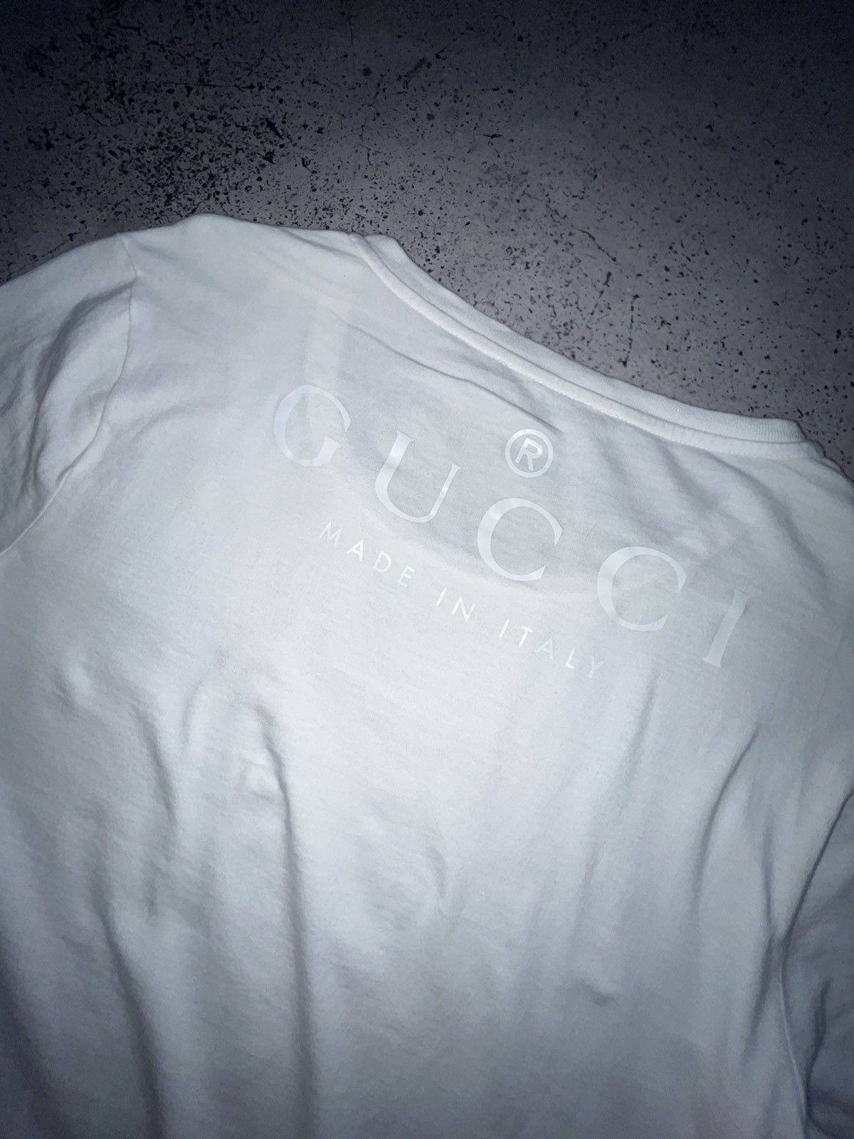 Tom Ford Gucci Tom Ford White Long Sleeve Back Big Logo Luxury Y2K Size M / US 6-8 / IT 42-44 - 8 Thumbnail