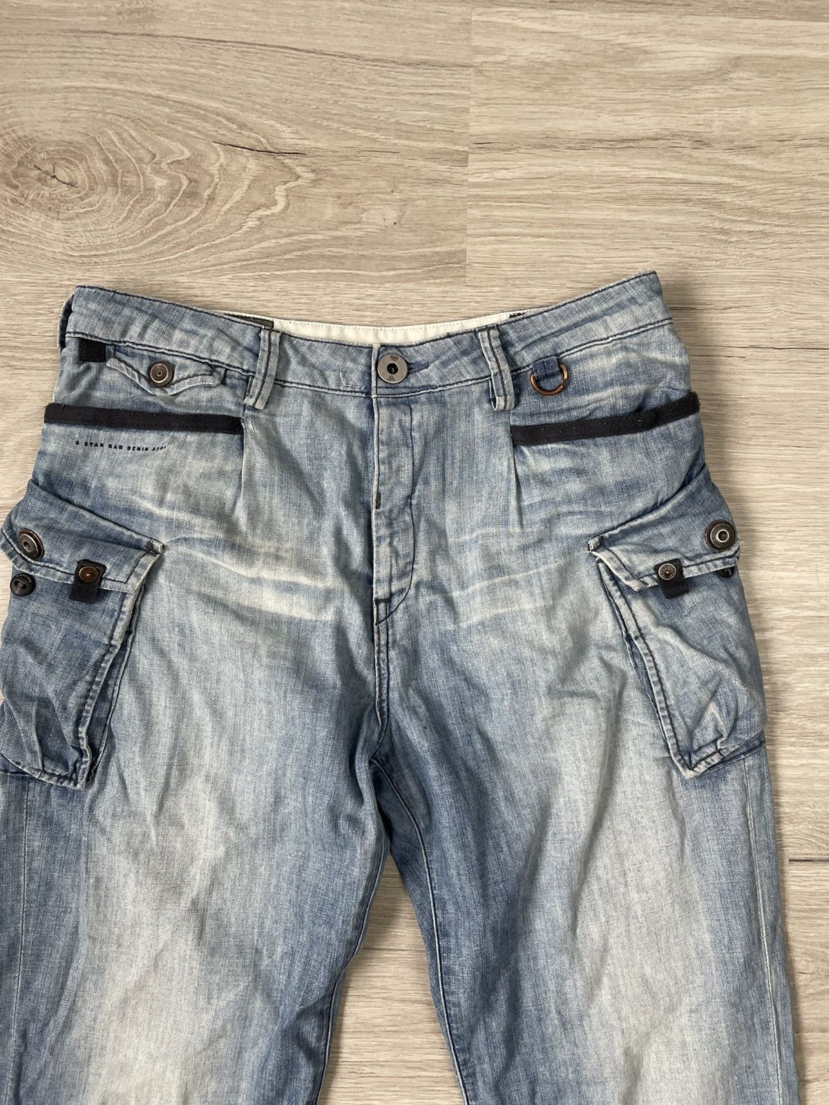 G-Star Vintage Men's Jeans Cargo G Star Rare Size US 32 / EU 48 - 3 Thumbnail