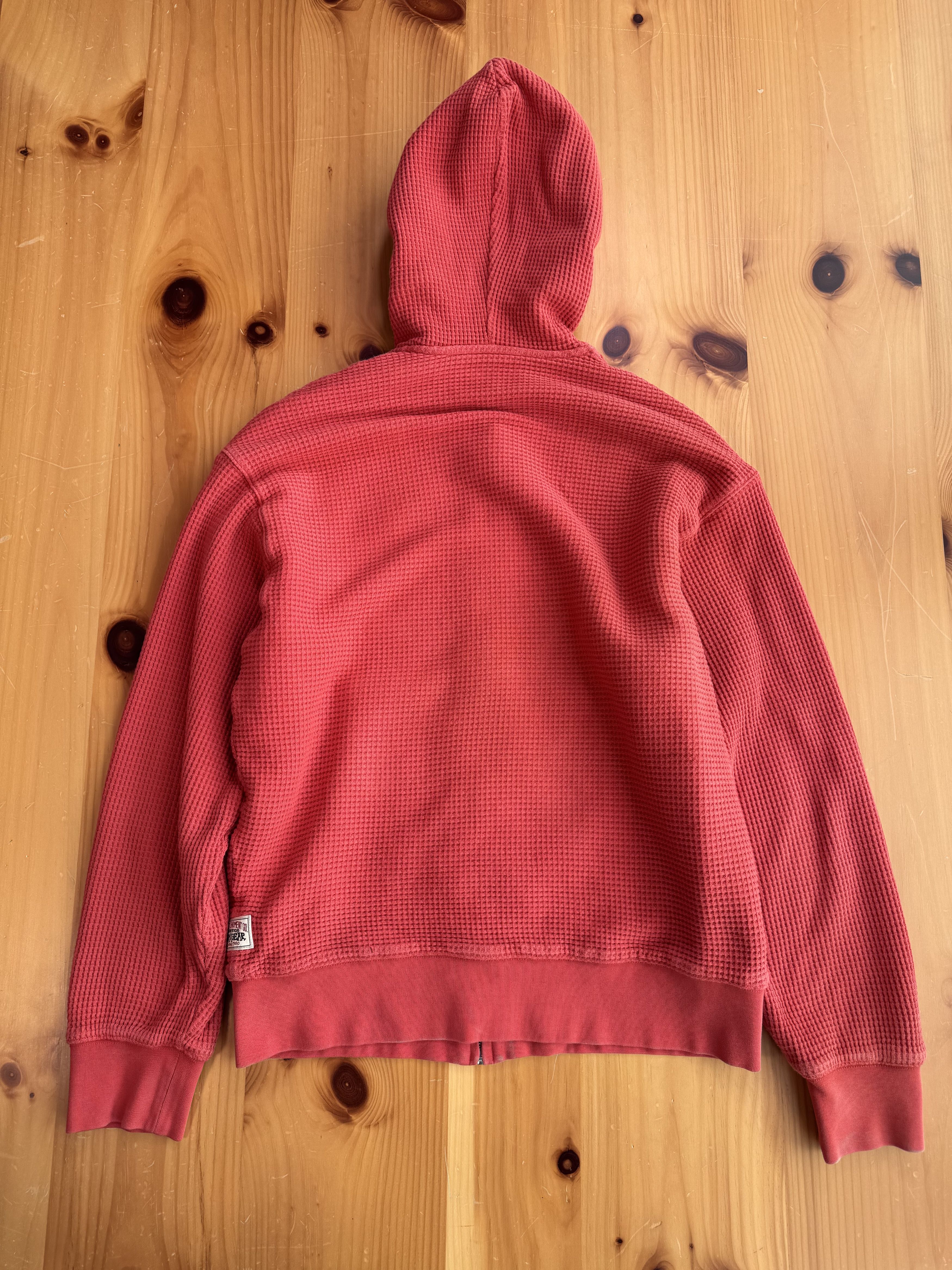 Stussy Stussy Double Layer Waffle Hoodie WORK Size US L / EU 52-54 / 3 - 9 Thumbnail