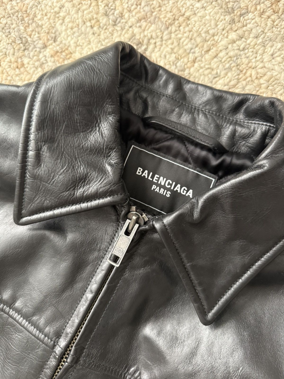 Balenciaga Balenciaga Oversized Padded Leather Jacket Size US M / EU 48-50 / 2 - 3 Thumbnail