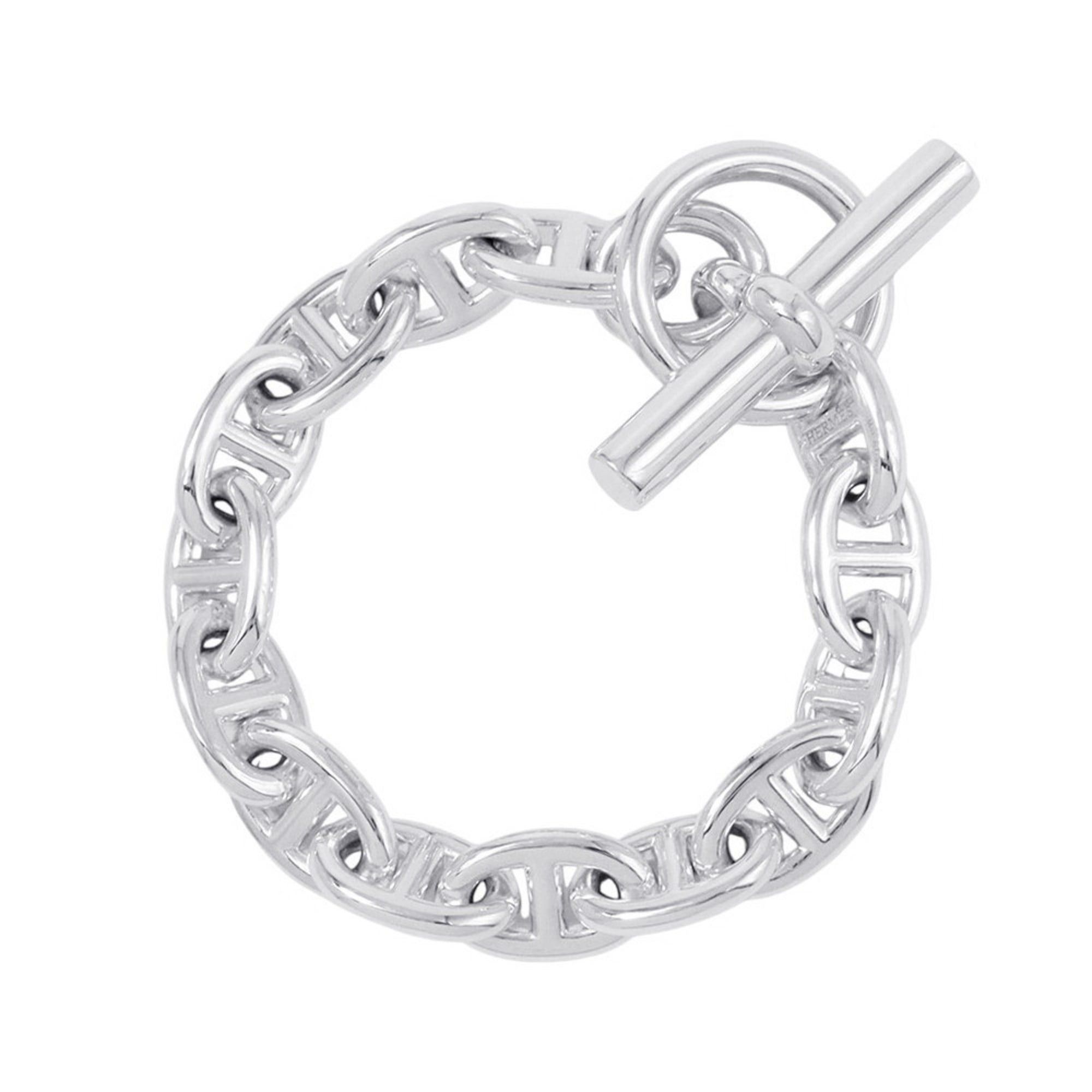 Hermes Chaine d'Ancre PM Bracelet 14 links SV925 silver.