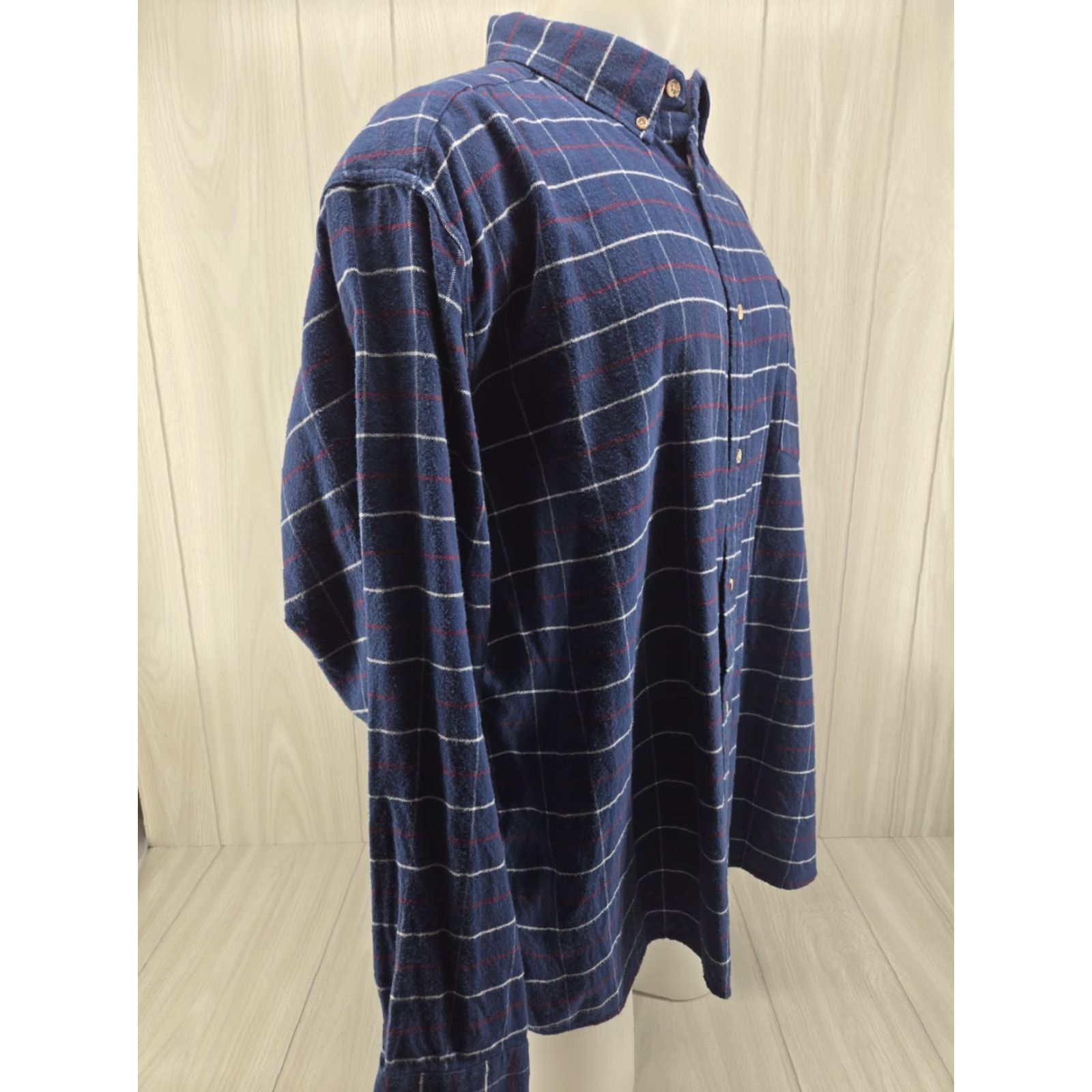 Mountain Khakis VINTAGE Mountain Khakis Shirt Mens XXL Blue Button-Up Cotton Plaid Flannel Size US XXL / EU 58 / 5 - 6 Thumbnail