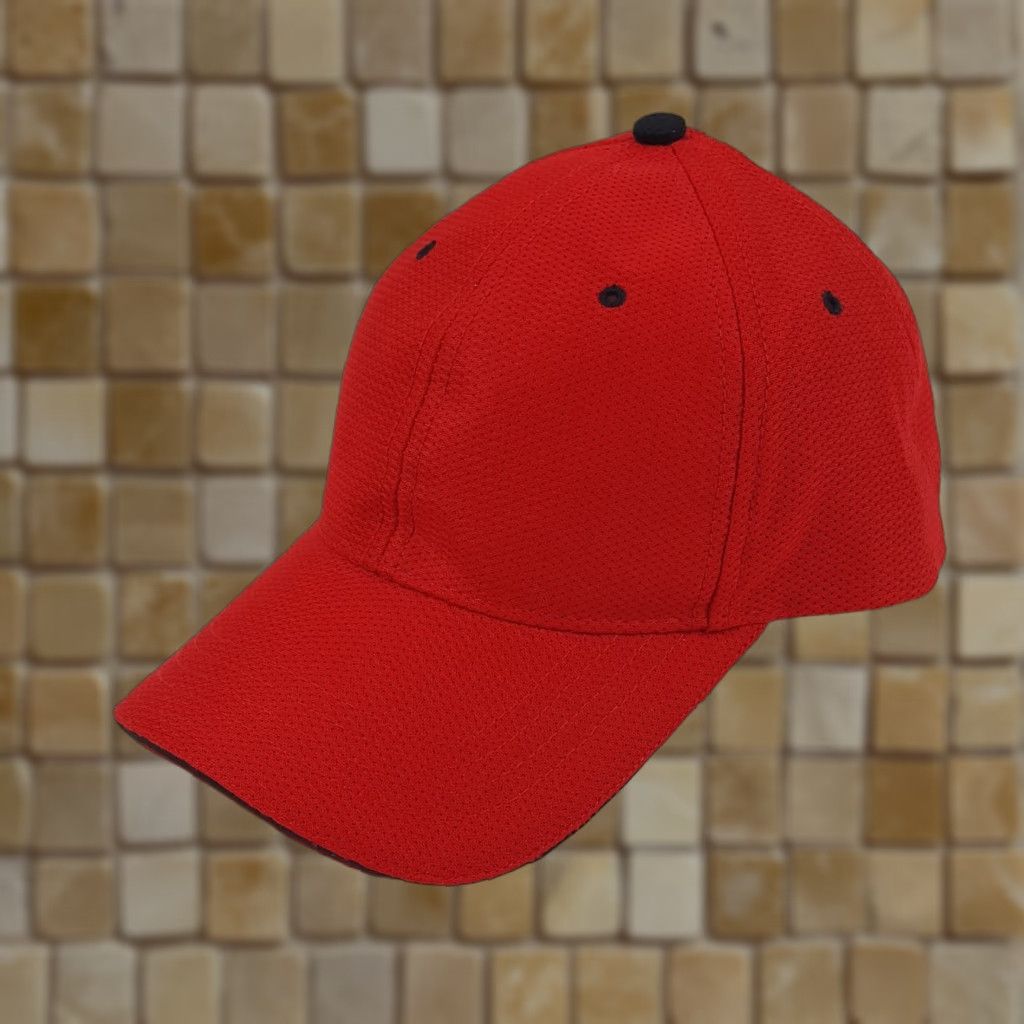 Vintage VINTAGE Town Talk Baseball Cap Hat - Red - One Size - Adjustable - 90s Music Band Theme - Mens Size ONE SIZE - 1 Thumbnail