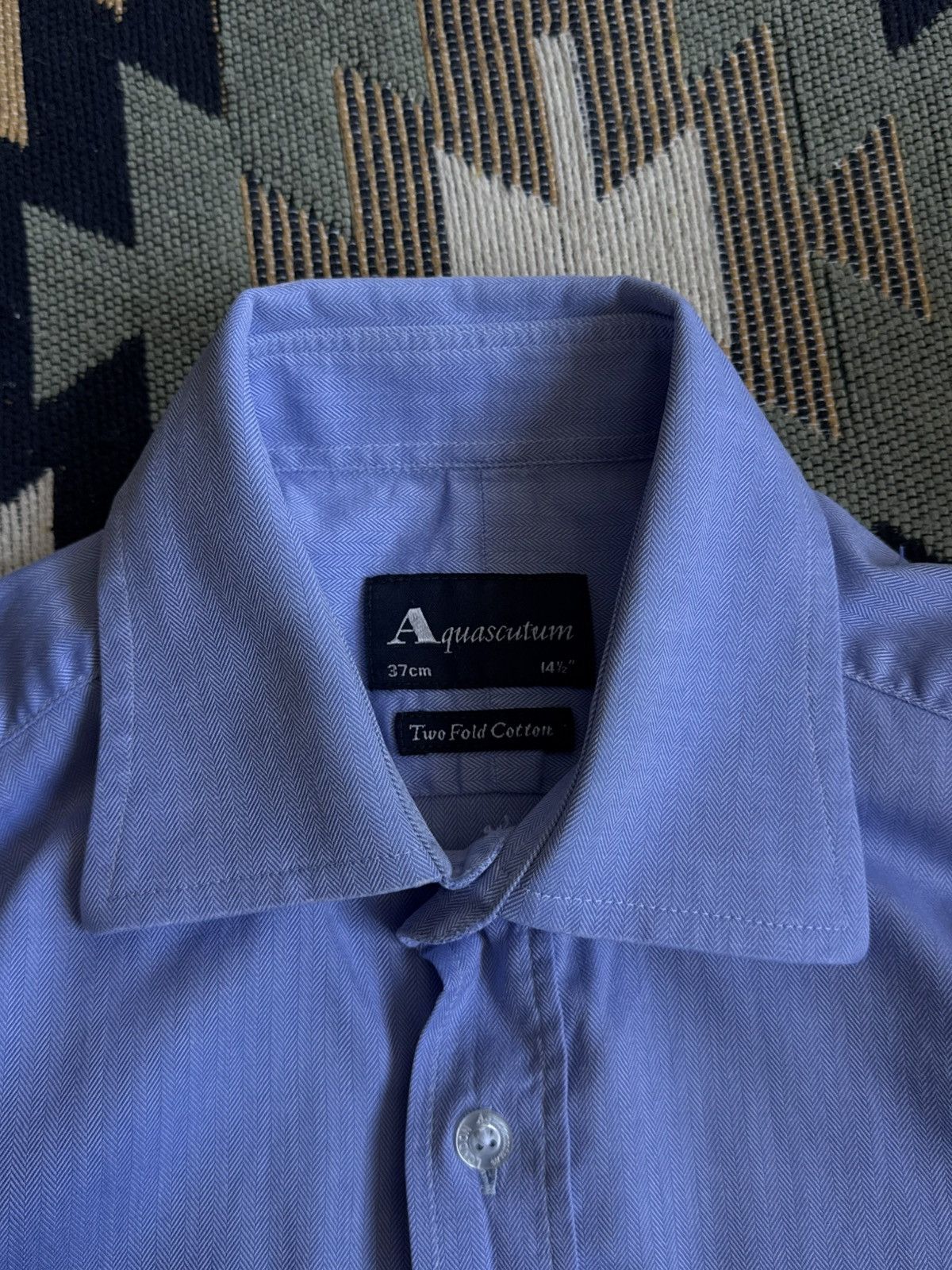 Aquascutum Vintage Aquascutum Button Up Shirt Size US S / EU 44-46 / 1 - 9 Thumbnail