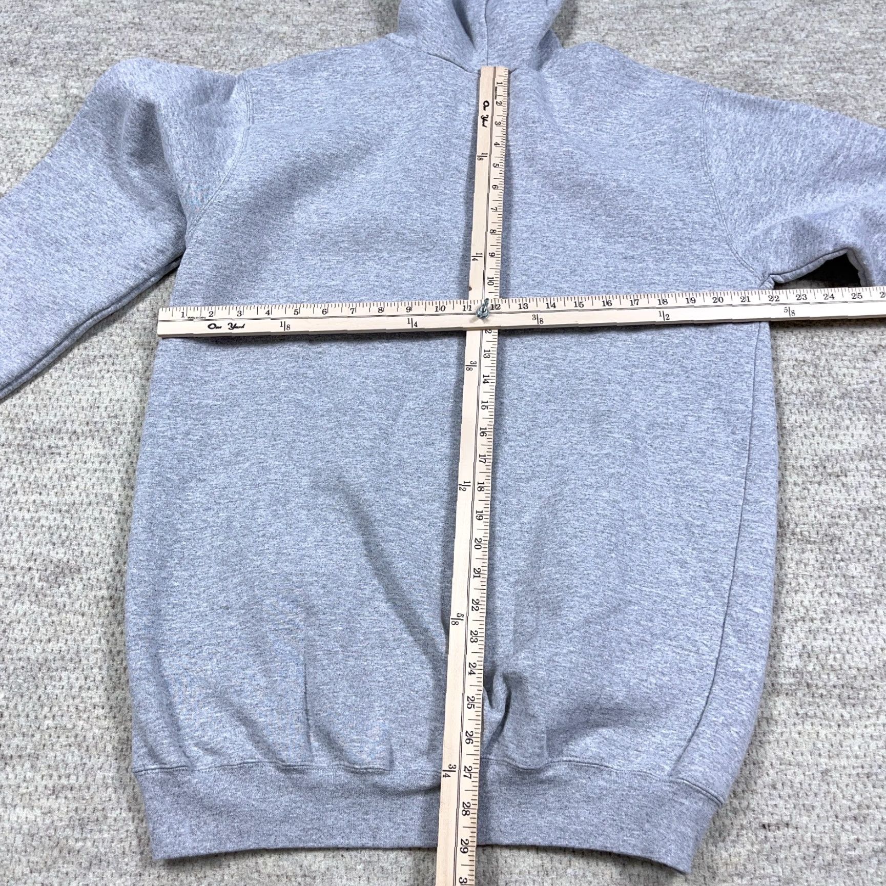 Carhartt VINTAGE Carhartt Hoodie Men M Medium Heather Gray Pullover Sweatshirt Work Zip Crew Neck All Seasons Hooded Solid Gray 90s Style Mens Size US M / EU 48-50 / 2 - 5 Thumbnail