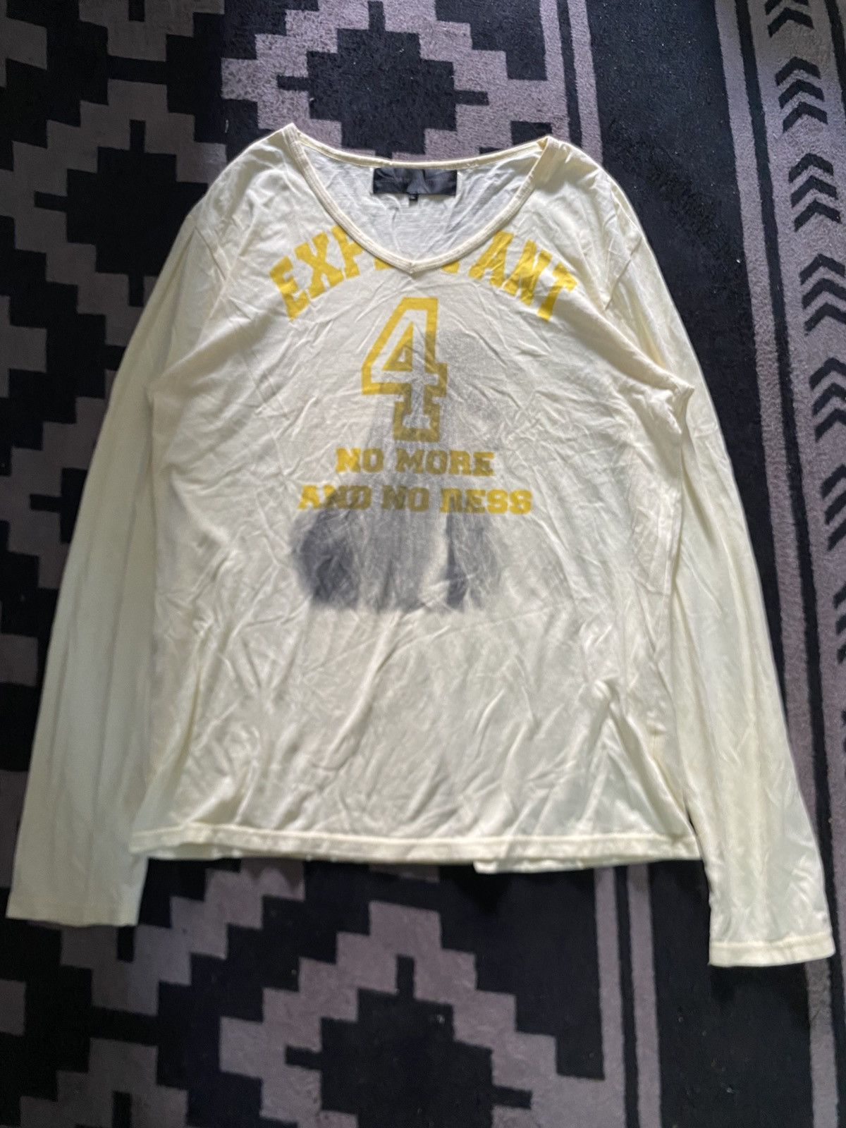 If Six Was Nine × Japanese Brand × Le Grande Bleu (L.G.B.) Pariba Stores Yellow longsleeve tshirt Size US L / EU 52-54 / 3 - 1 Thumbnail
