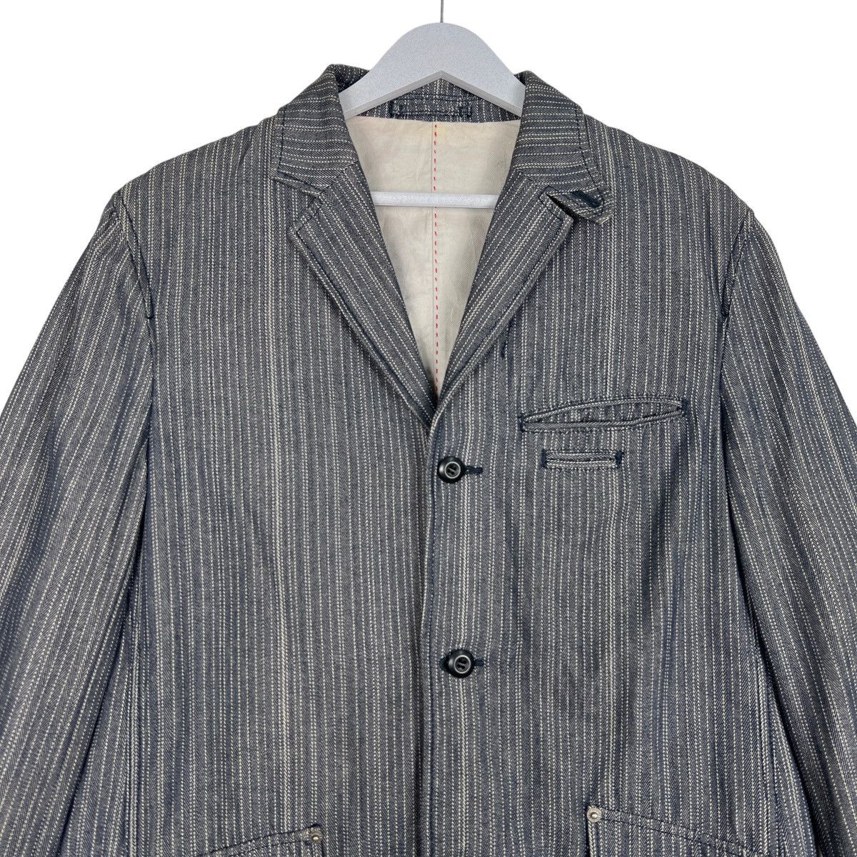 PPFM 🔥 PPFM STRIPE DENIM JACKET Size US L / EU 52-54 / 3 - 3 Thumbnail