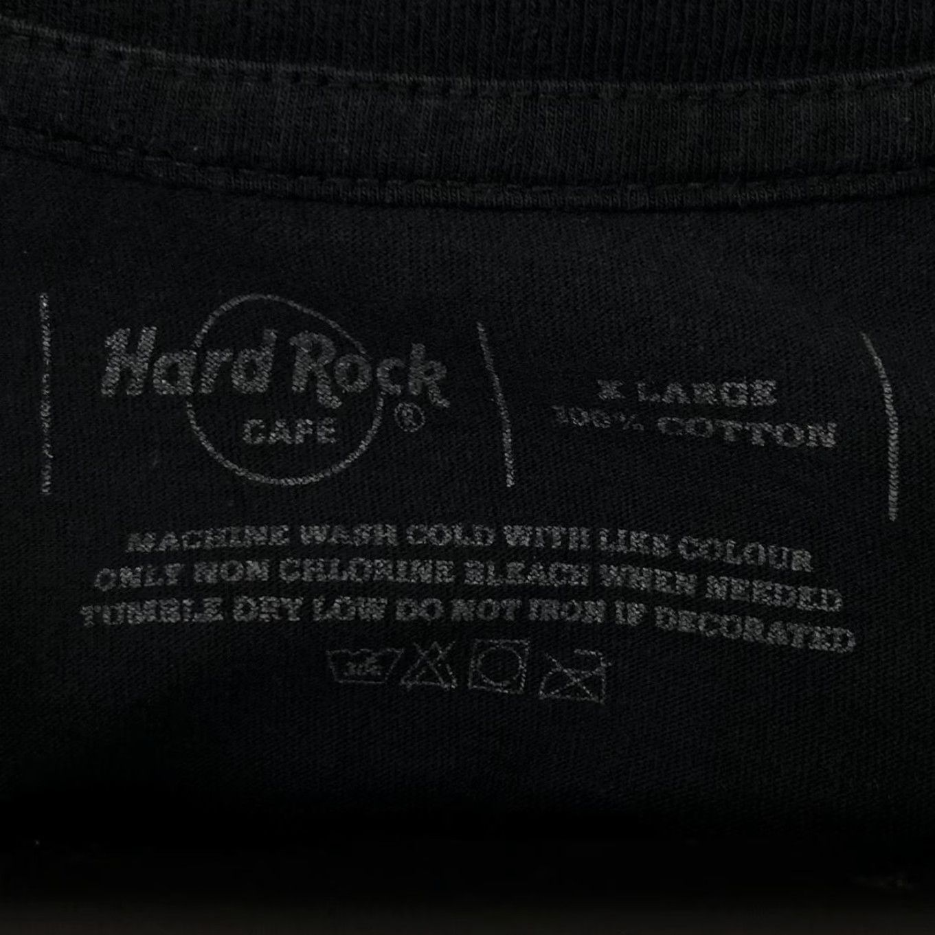 Hard Rock Cafe Hard Rock Cafe Singapore Souvenir Spellout Graphic Black T-Shirt XL Mens Short Sleeve Crew Neck Graphic Print Size US XL / EU 56 / 4 - 3 Thumbnail