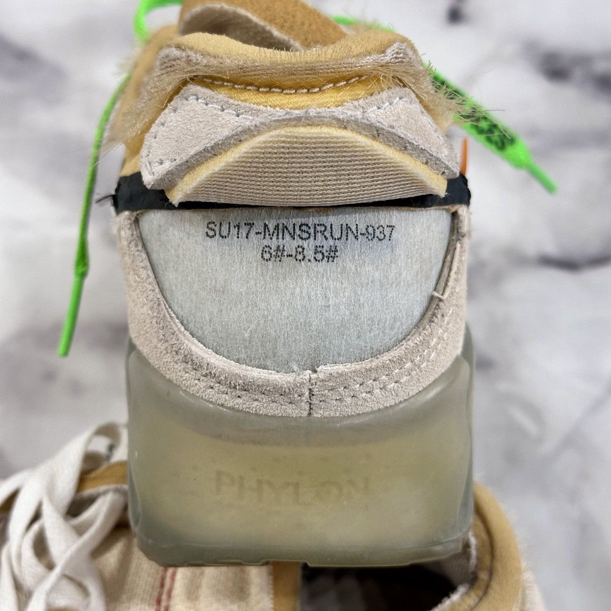 Nike × Off-White OFF_WHITE X NIKE AIR MAX 90 THE TEN SIZE MENS 7 WOMENS 8.5 Size US 7 / EU 40 - 10 Thumbnail