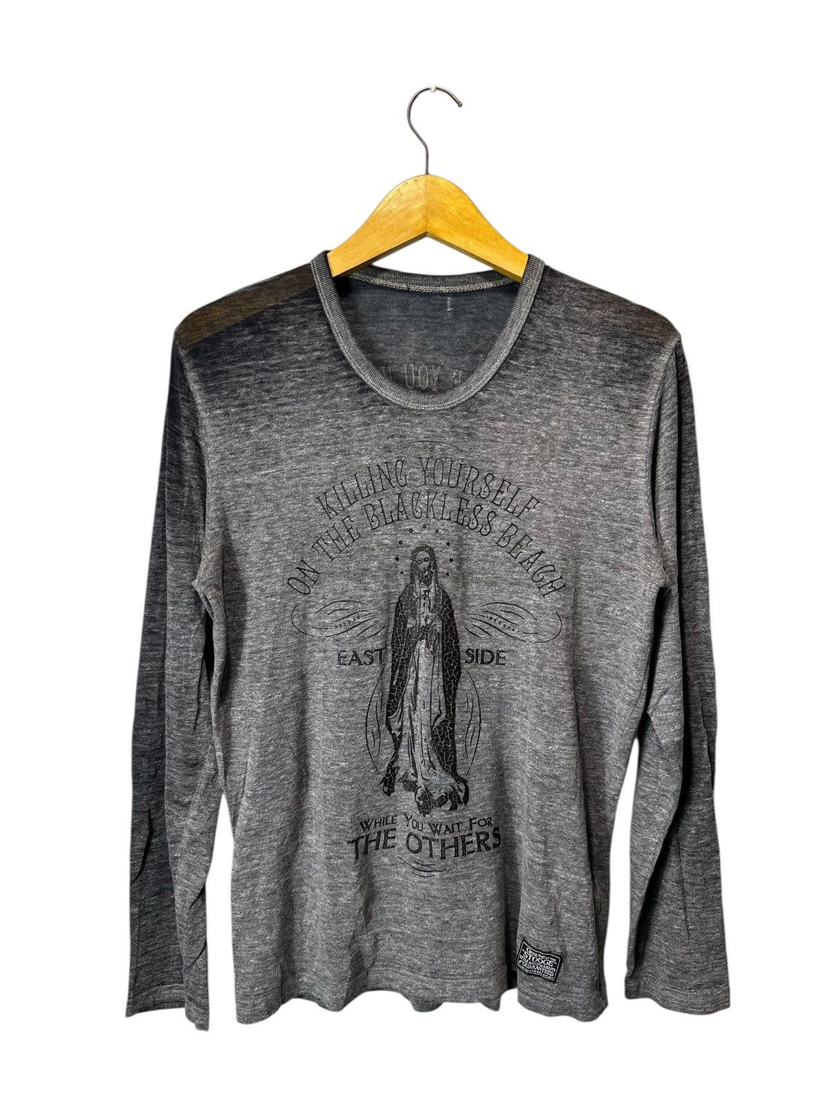 20471120 SICK TRASHED STOOGE JESUS TEE LONG SLEEVE IFSIX LGB STYLE Size US S / EU 44-46 / 1 - 1 Thumbnail