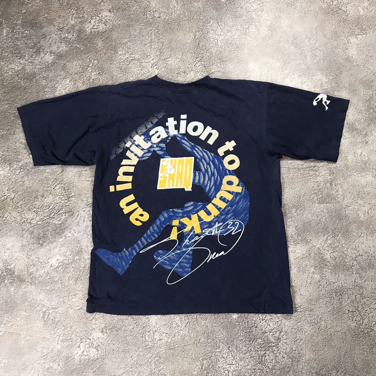 Vintage Vintage 90s Reebok Invitation To Dunk Graphic Tee Streetwear Size US L / EU 52-54 / 3 - 6 Thumbnail