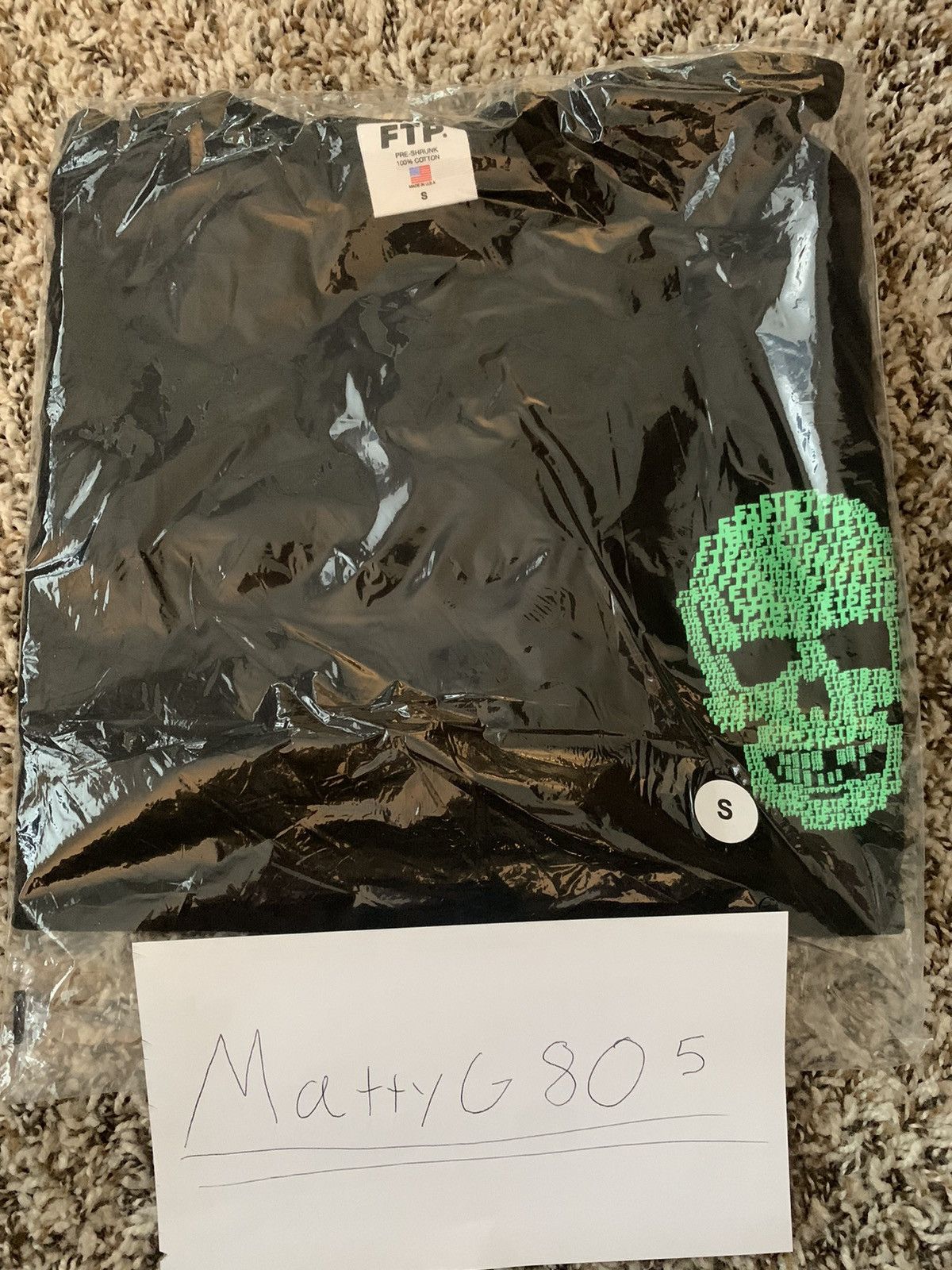 Fuck The Population FTP Skull Tee - Black Size US S / EU 44-46 / 1 - 1 Thumbnail