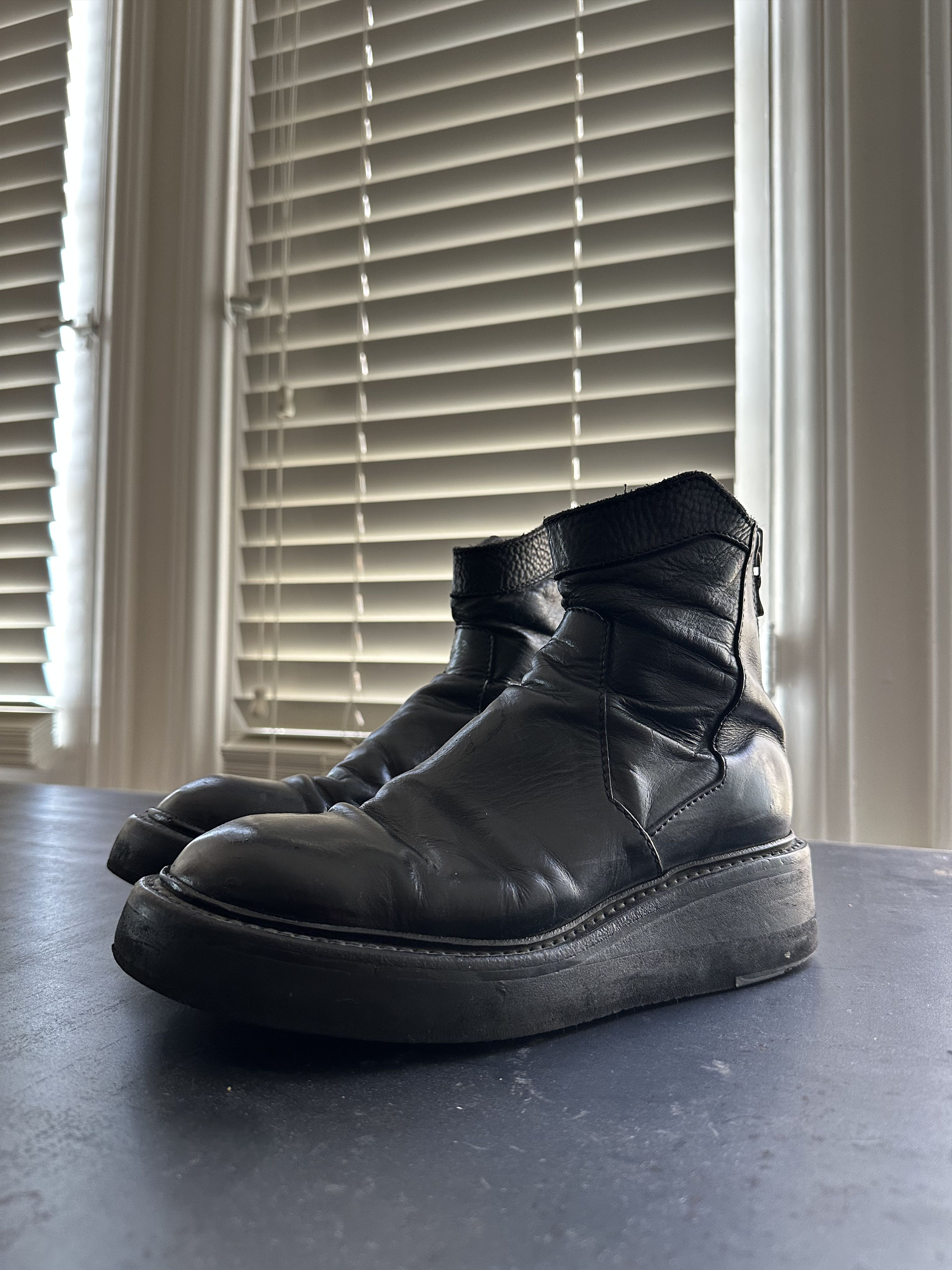 Julius × SIVA Julius X Siva Rare Spiral Zip Boots Size 27.5(10