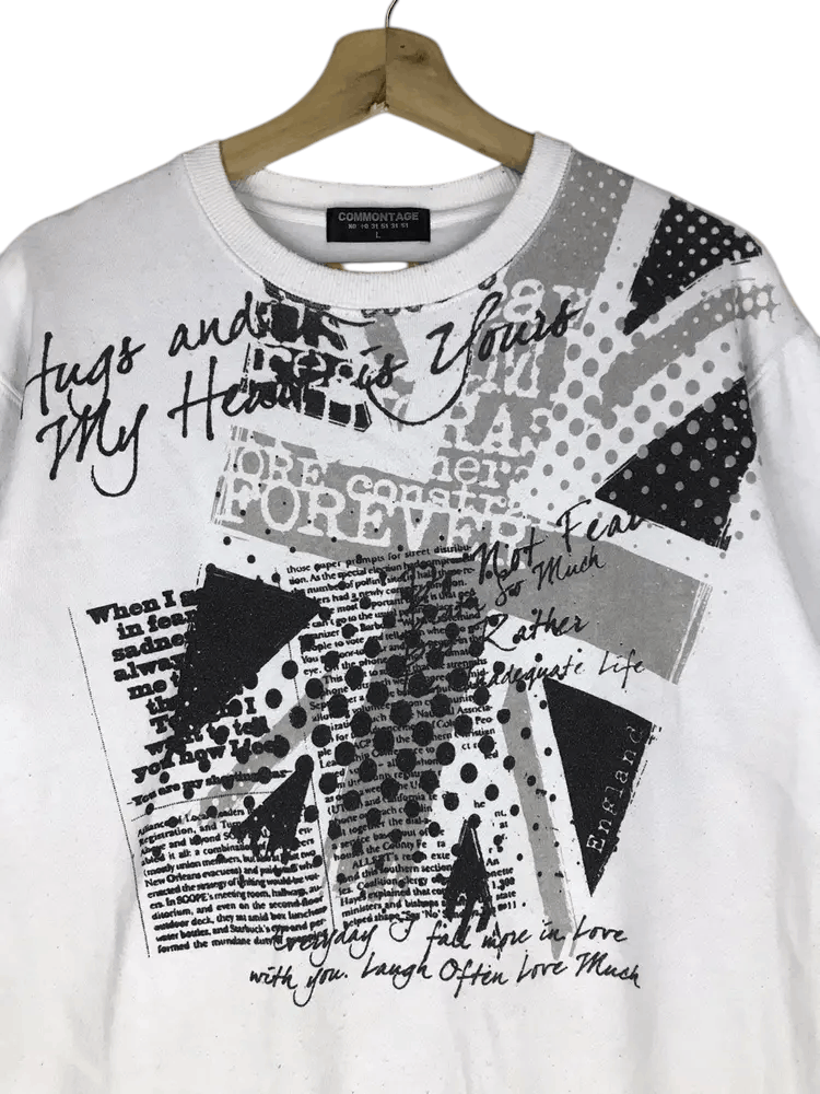 Japanese Brand Commontage Sweatshirts Size US L / EU 52-54 / 3 - 3 Thumbnail