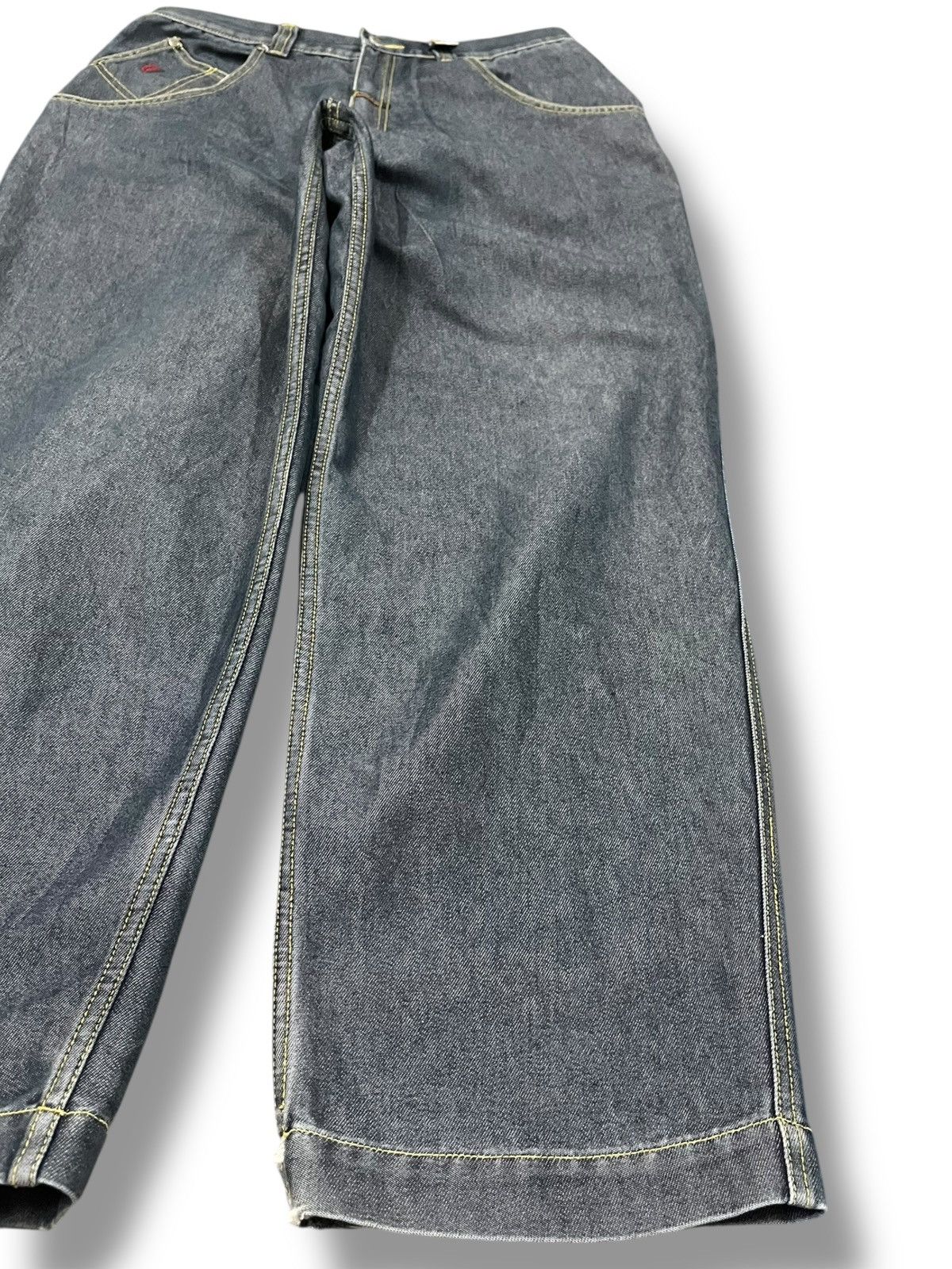 JNCO × Massive Vintage Freaky Massive Bob Baggy Jnco Style Denim Size US 33 - 4 Thumbnail
