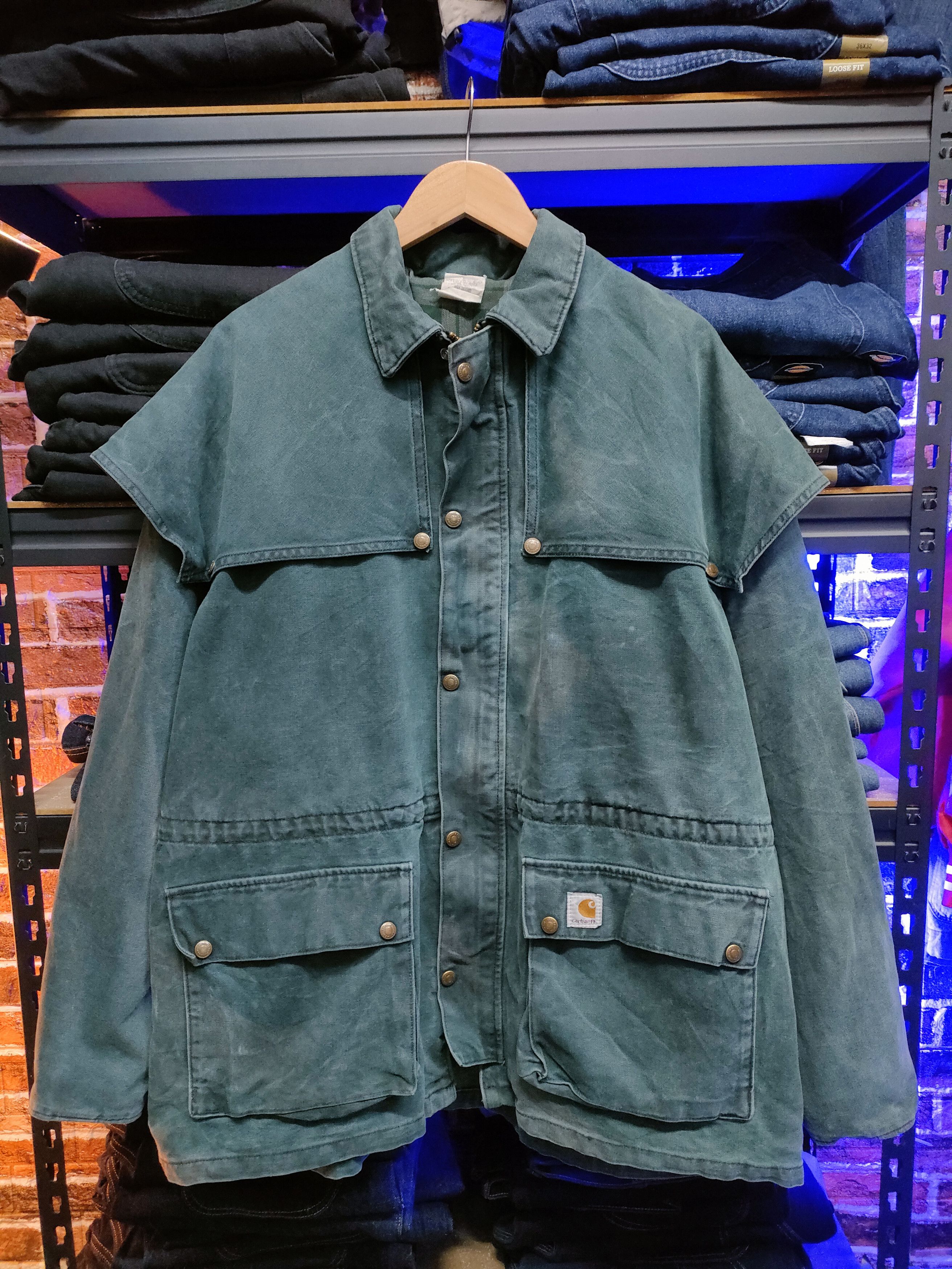 Carhartt × Carhartt Wip × Vintage Vintage Carhartt Jacket OUTBACK Bushman Duster Jacket Coat Size US XL / EU 56 / 4 - 1 Thumbnail