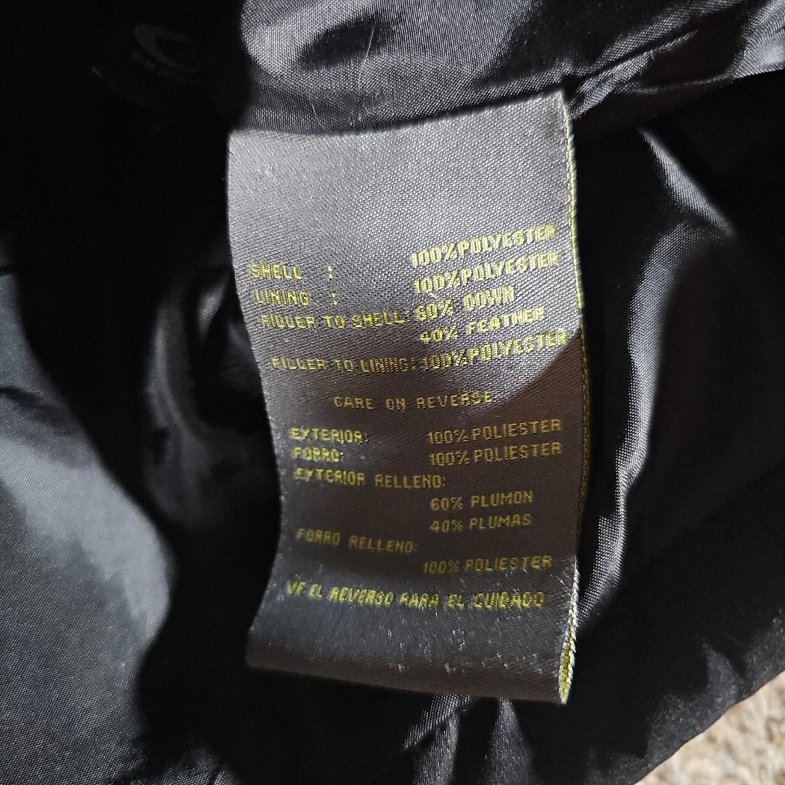 Other Kenneth Cole Reaction Womens M Black Down Puffer Full Zip Size M / US 6-8 / IT 42-44 - 7 Thumbnail
