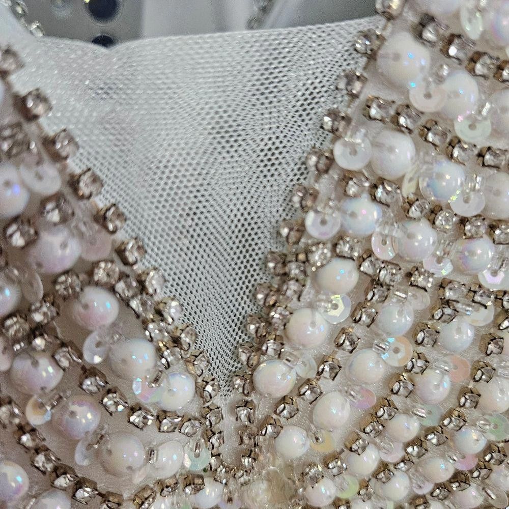 Designer Speechless gown with pearl and rhinestones bodice Size M / US 6-8 / IT 42-44 - 11 Thumbnail