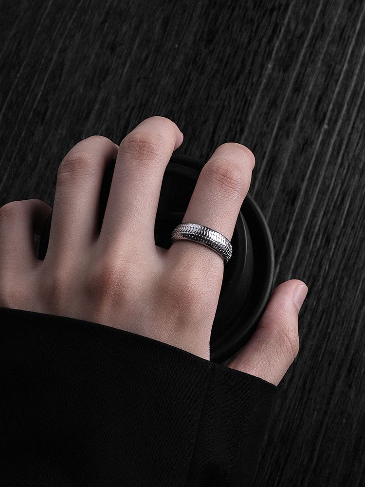 Jewelry Future Jewelry Rings Open Size Chrome Ring (Size 7-13) Size ONE SIZE - 2 Thumbnail