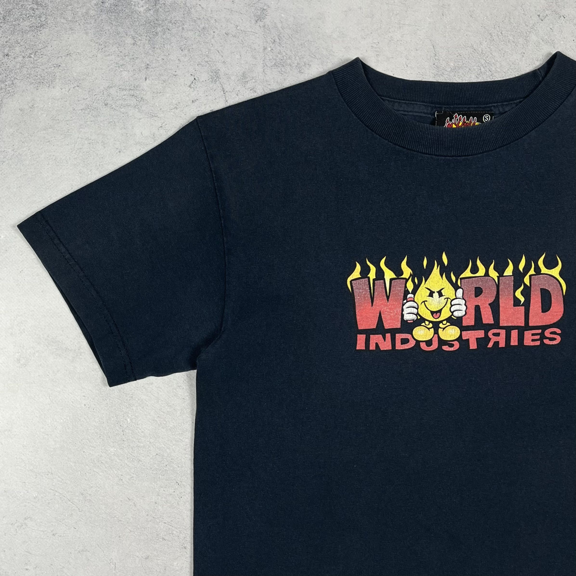 World Industries Vintage World Industries Flameboy Big Logo T Shirt 90’s Size US S / EU 44-46 / 1 - 5 Thumbnail