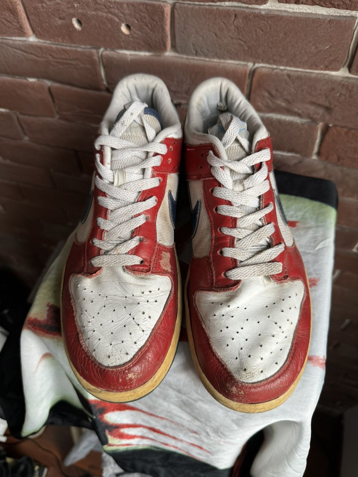 Nike Nike Dunk Low 2004 Vintage Supreme Court Sneakers Hype Rare Size US 9 / EU 42 - 5 Thumbnail