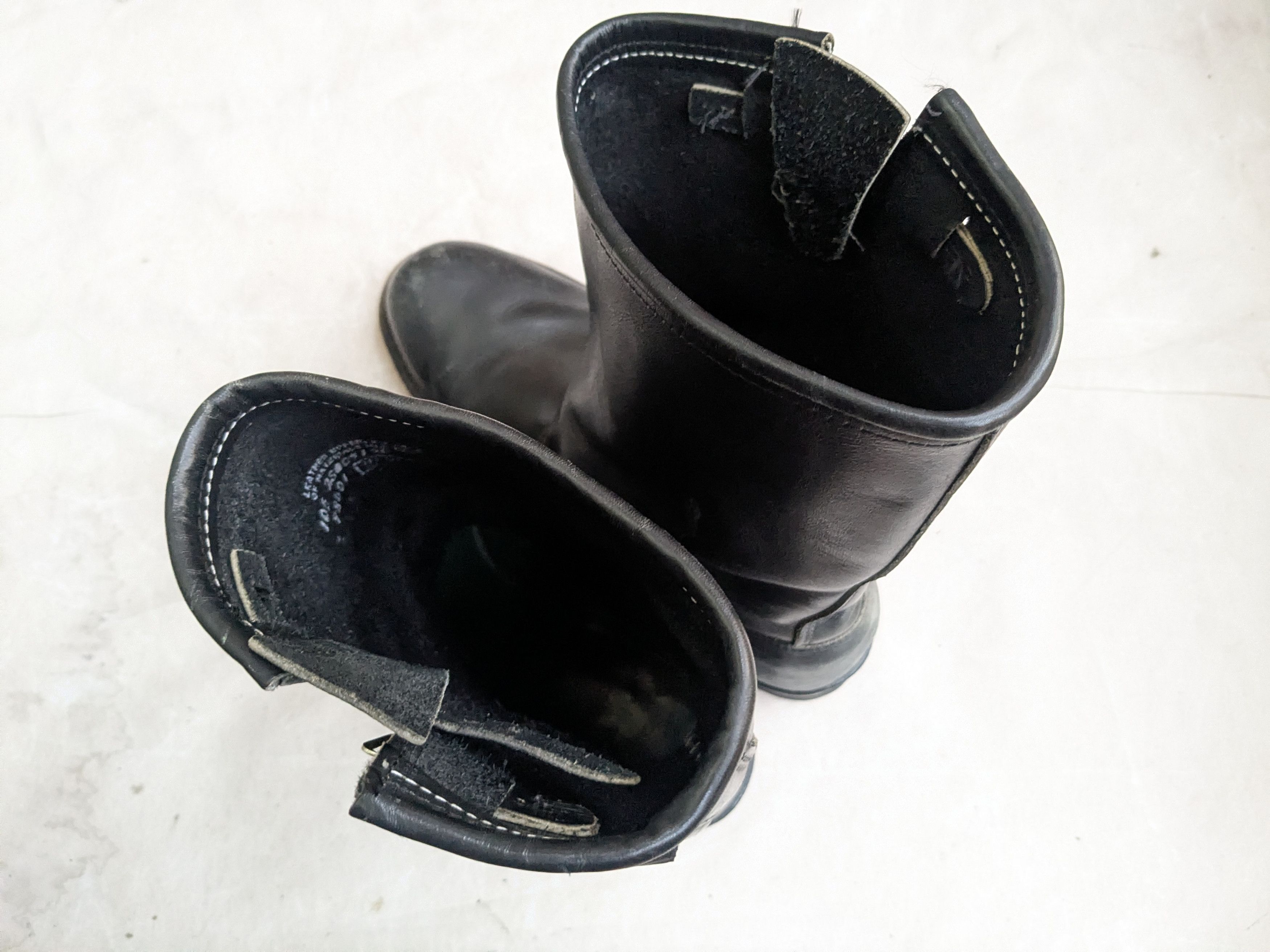 Harley Davidson Harley Davidson Engineer Boots Black Leather 10.5 Biker Size US 10.5 / EU 43-44 - 17 Thumbnail