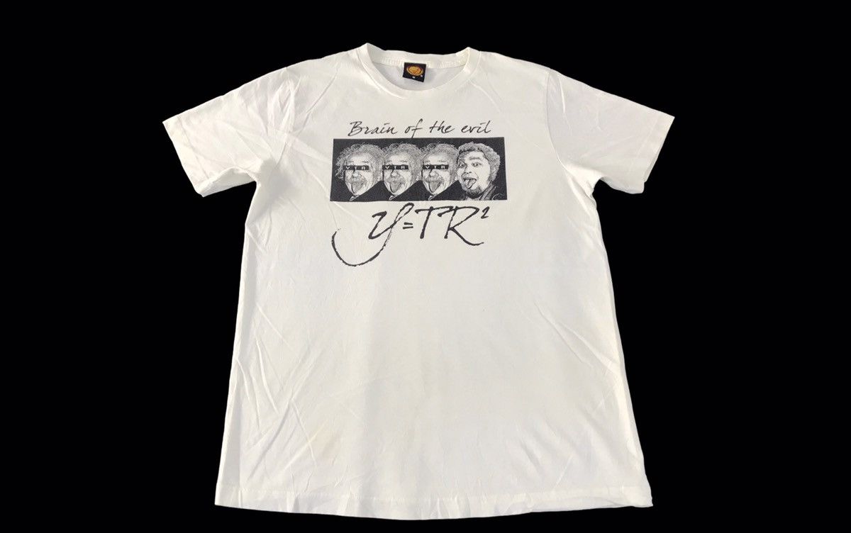Japanese Brand NJPW Albert Einstein Brain Of The Evil Equation Tee Size US M / EU 48-50 / 2 - 1 Thumbnail