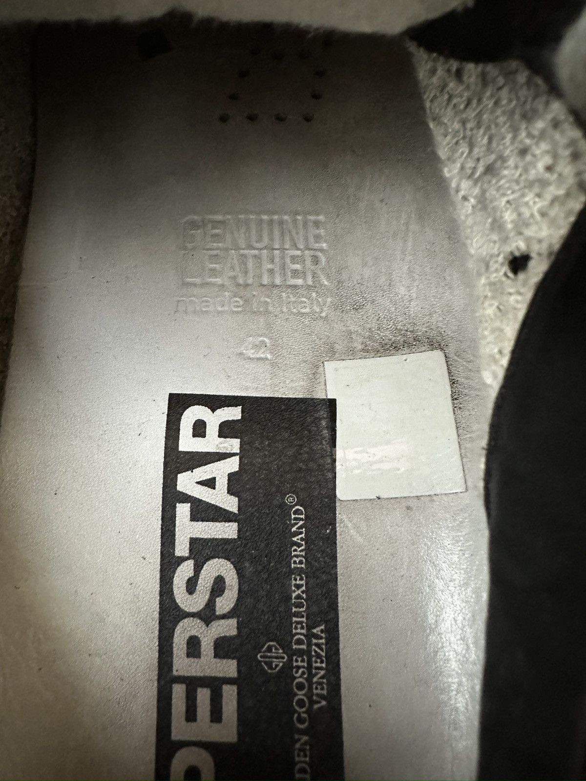 Golden Goose Golden Goose Superstar Black Leather Suede Lowtop Sneaks Size US 9 / EU 42 - 19 Thumbnail
