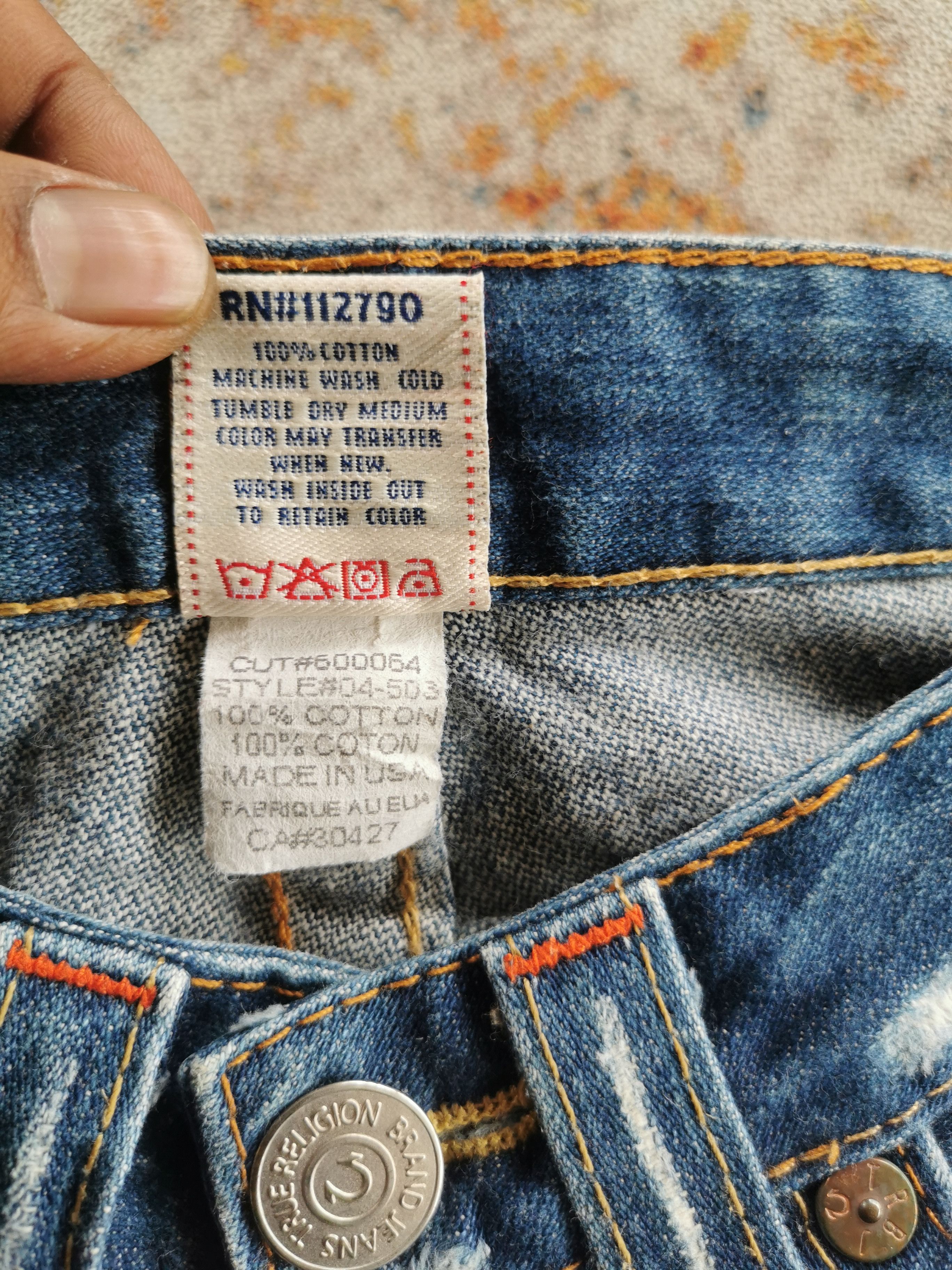 True Religion Vintage true religion flared distressed usa jeans Size 26" / US 2 / IT 38 - 4 Thumbnail