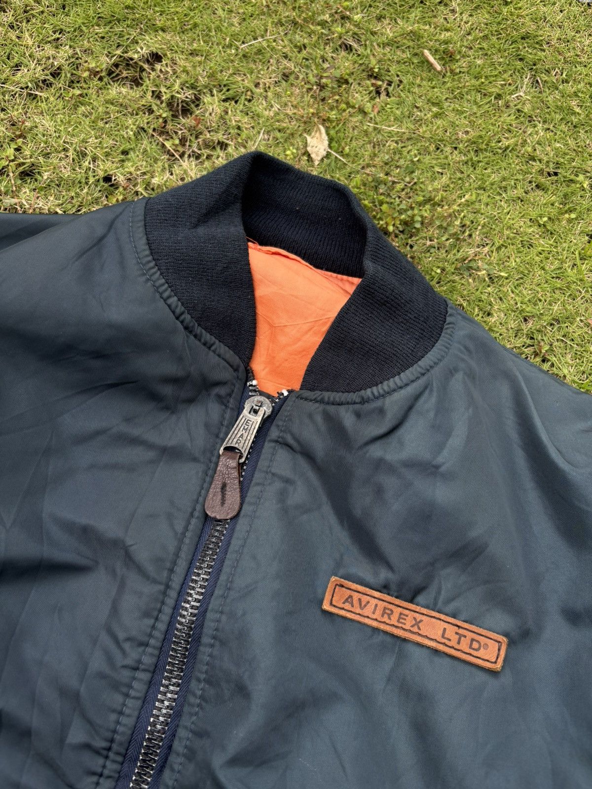 Avirex Bomber ma1 avirex big logo leather Size US L / EU 52-54 / 3 - 3 Thumbnail