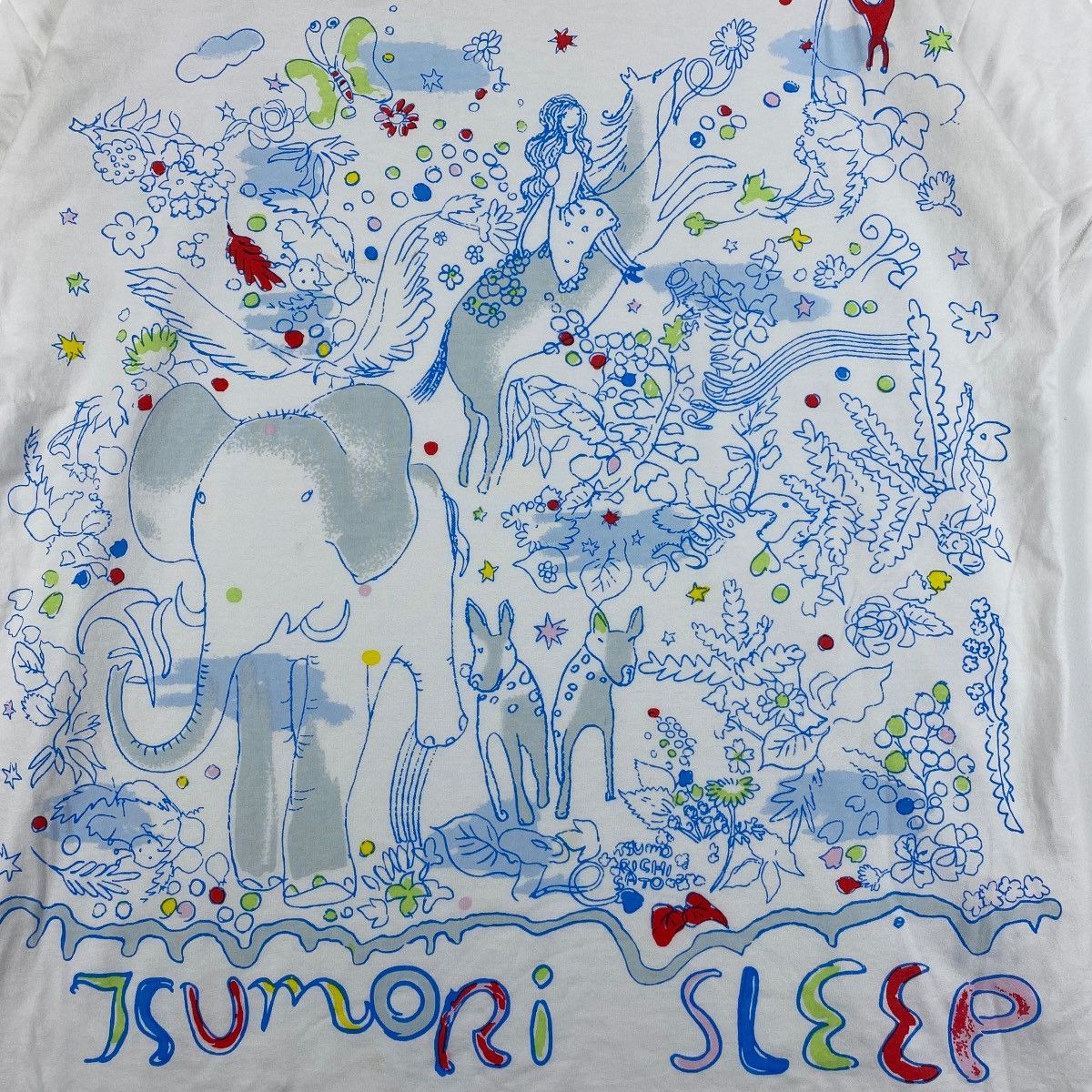Issey Miyake × Japanese Brand × Tsumori Chisato TSUMORI CHISATO SLEEP Animals Fantasy Abstract Art Tee Shirt Size M / US 6-8 / IT 42-44 - 2 Thumbnail