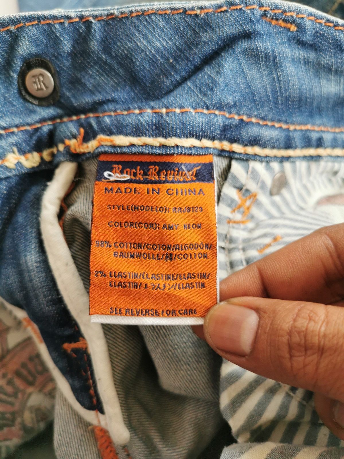 Rock Revival Amy Bootcut Rock Revival Jeans Size 28" / US 6 / IT 42 - 7 Thumbnail