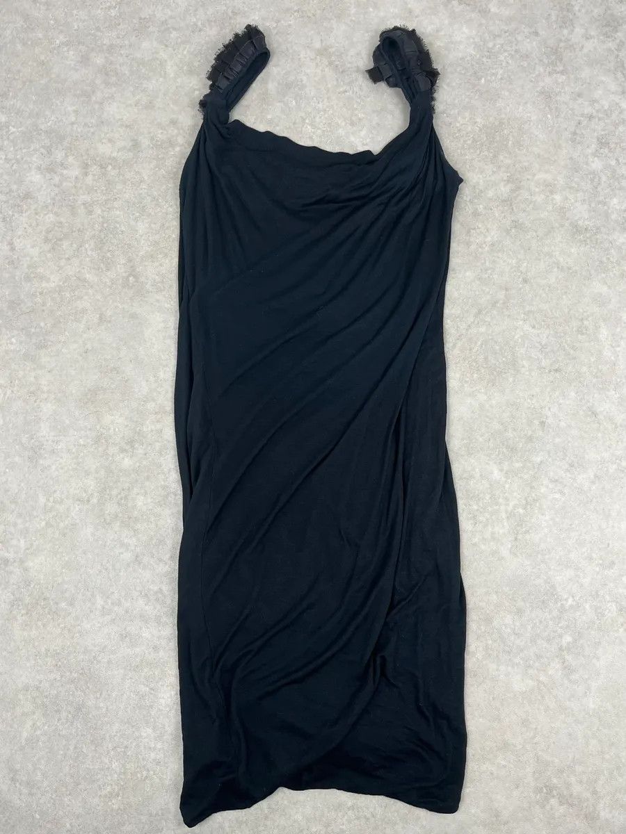 Dsquared2 SS2012 Dsquared2 Black Ruched Evening Dress Size S / US 4 / IT 40 - 5 Thumbnail