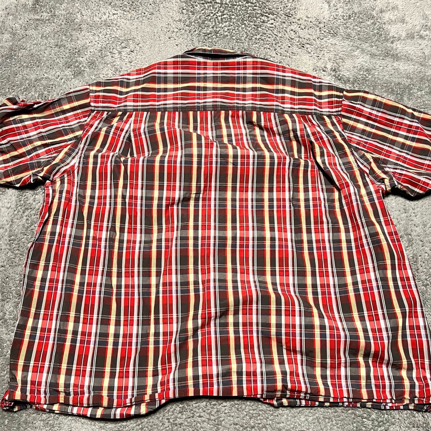 Duluth Trading Company Duluth Trading Shirt 3XL Mens Red Plaid Short Sleeve BBQ Button Front 72510 Size US XXL / EU 58 / 5 - 4 Thumbnail