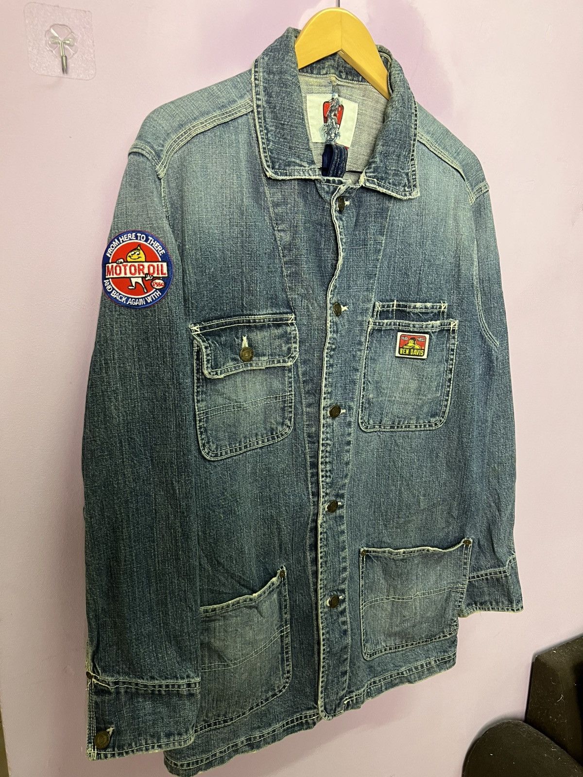 Ben Davis 🔥Rare Ben Davis Motor Oil Chore Jacket Size US M / EU 48-50 / 2 - 4 Thumbnail