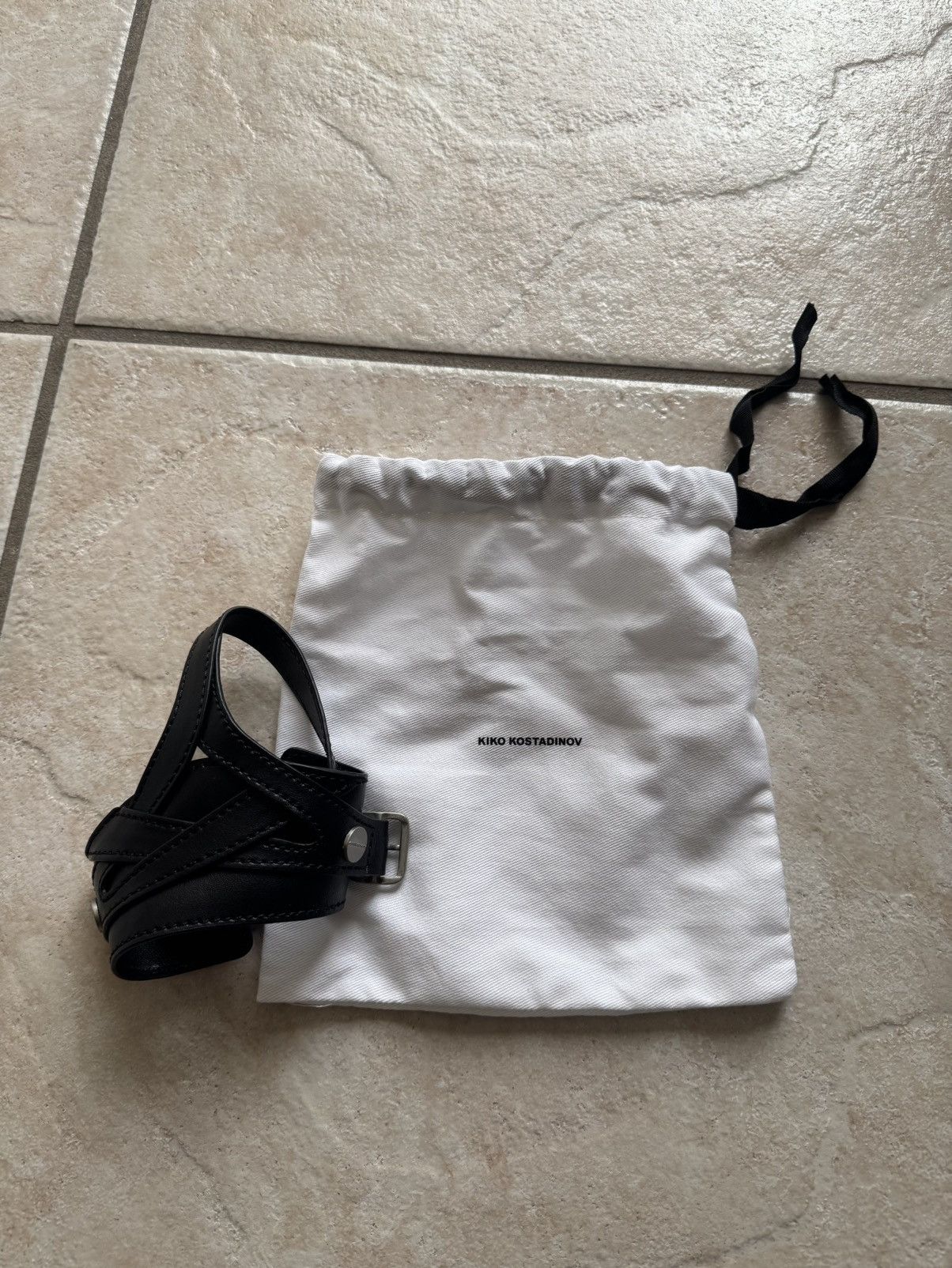 NWOT - Kiko Kostadinov Margutta Leather Bracelet kiko kostadinov