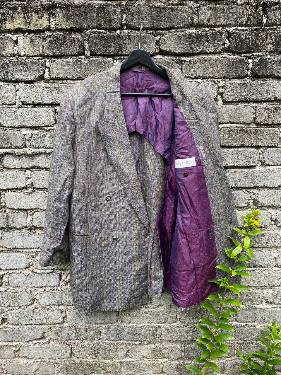 Givenchy Vintage 80s Givenchy Gentleman Double Breasted Coat Size US L / EU 52-54 / 3 - 7 Thumbnail