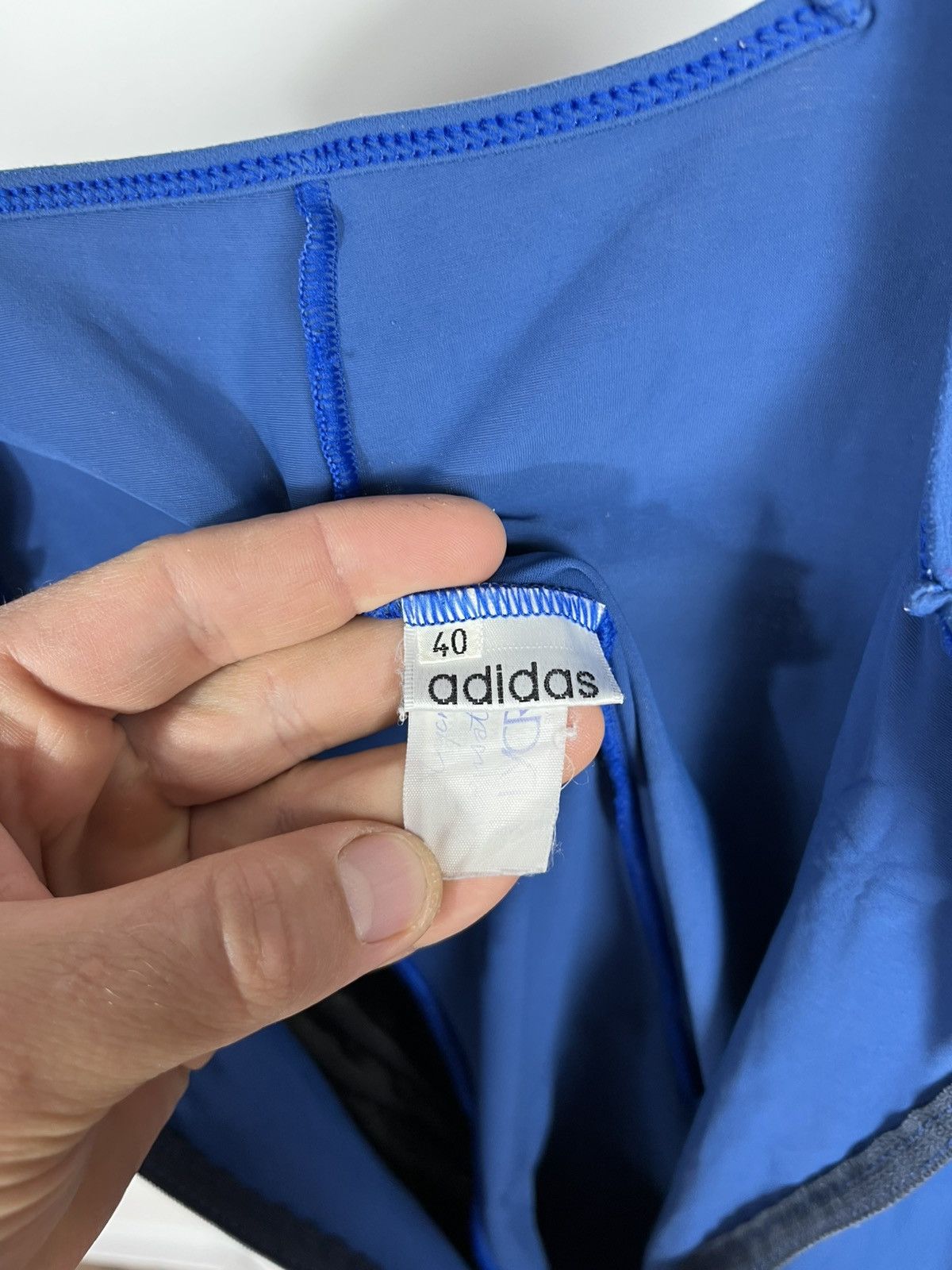 Adidas Vintage Adidas cycling skinsuit blue black triathlon suit 40 Size US S / EU 44-46 / 1 - 5 Thumbnail