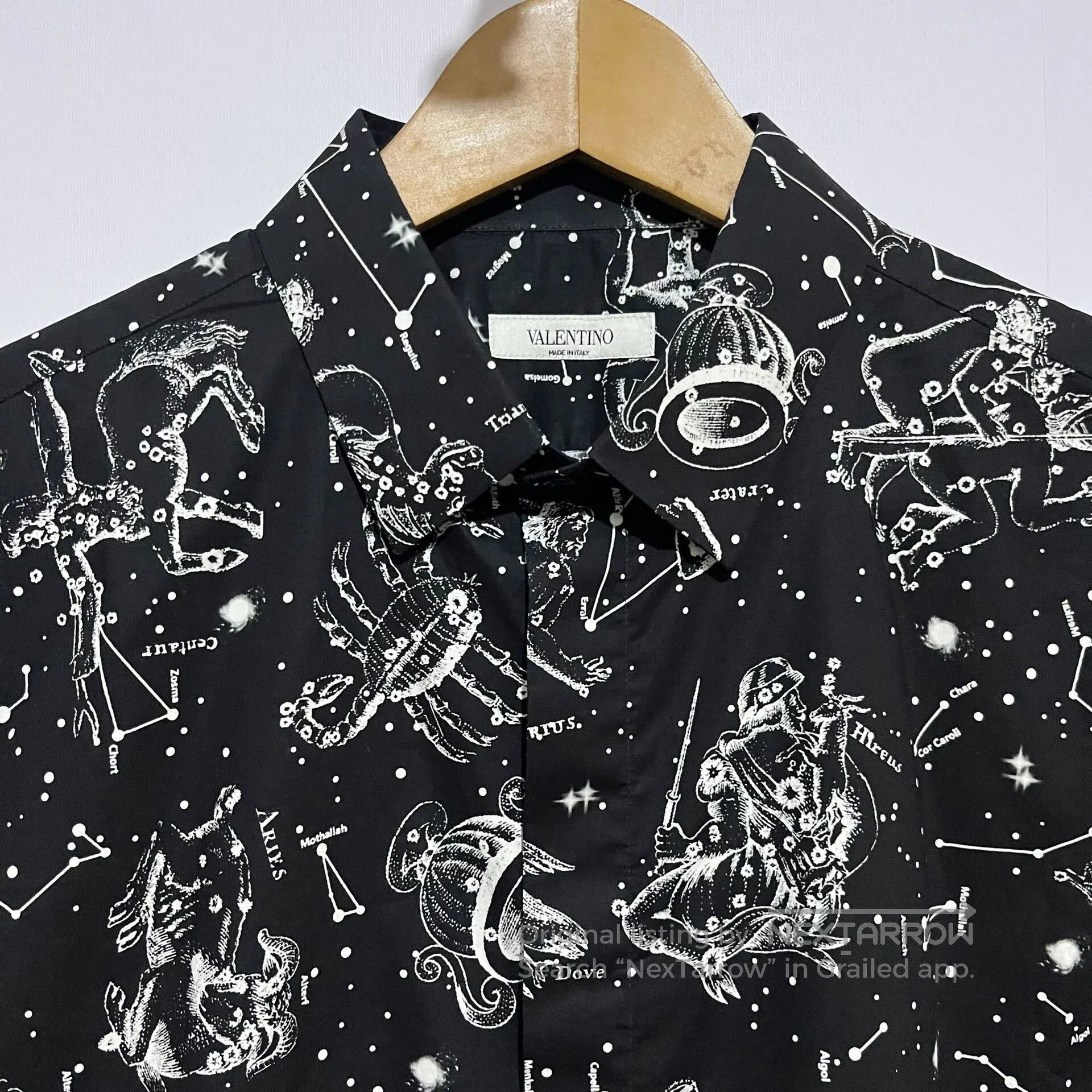 Valentino valentino constellation collar men's shirt. Size US L / EU 52-54 / 3 - 2 Thumbnail