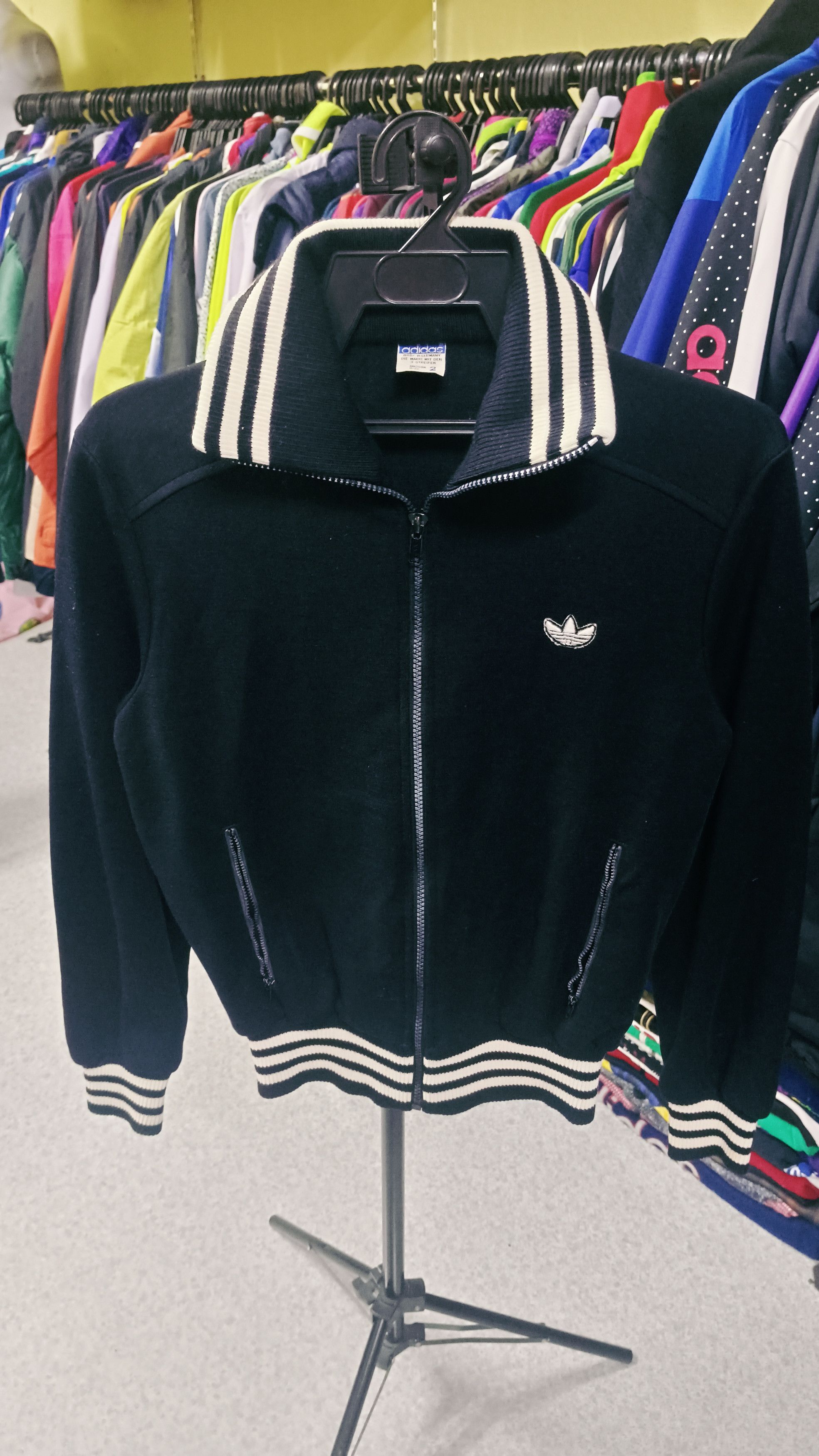 Adidas × Descente Vintage Adidas x Descente Black Sweater Size US S / EU 44-46 / 1 - 1 Thumbnail