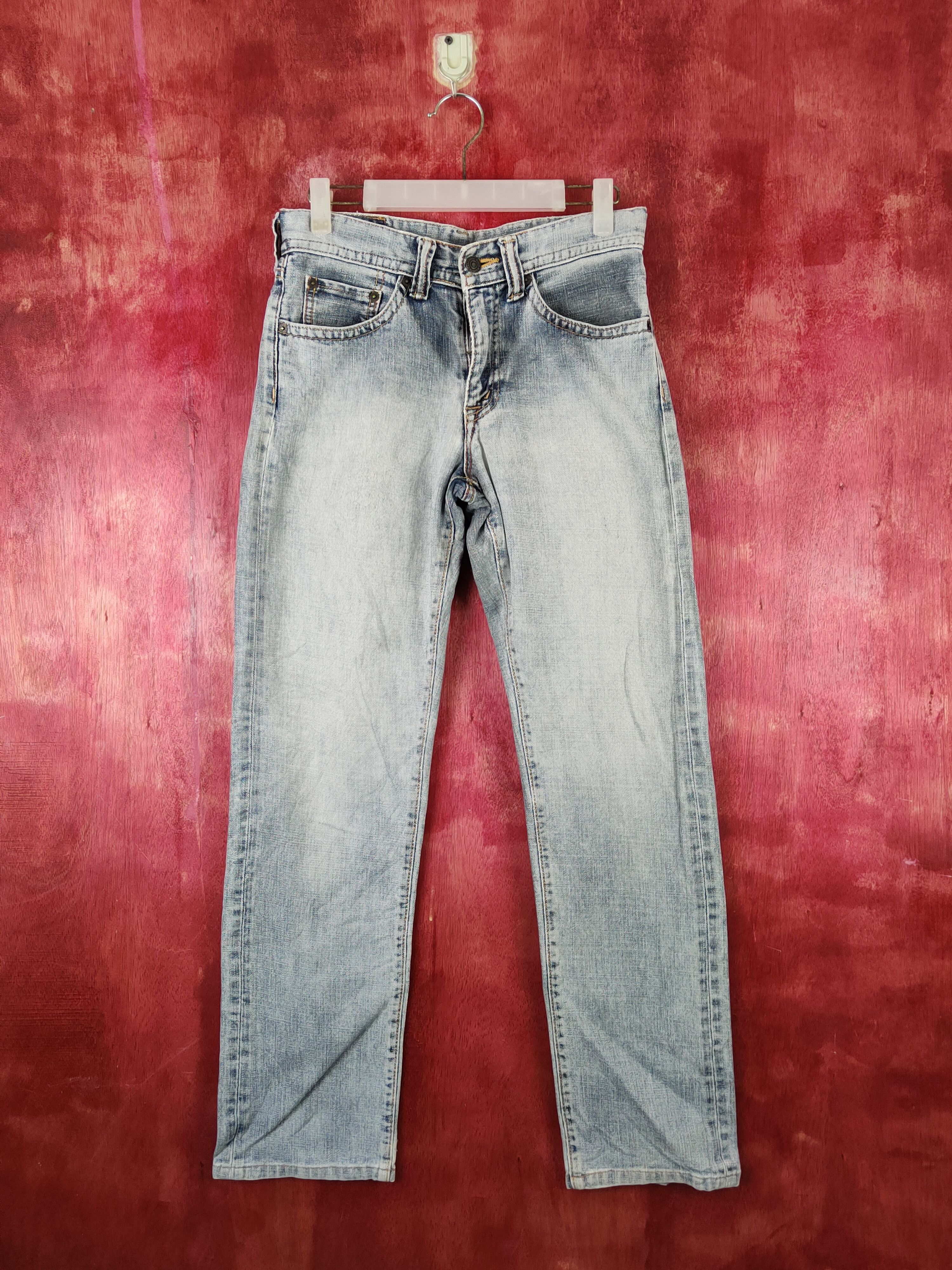 Japanese Brand GLHeart Blue Faded Distressed Ripped Jeans #S1804 Size 29" - 1 Thumbnail