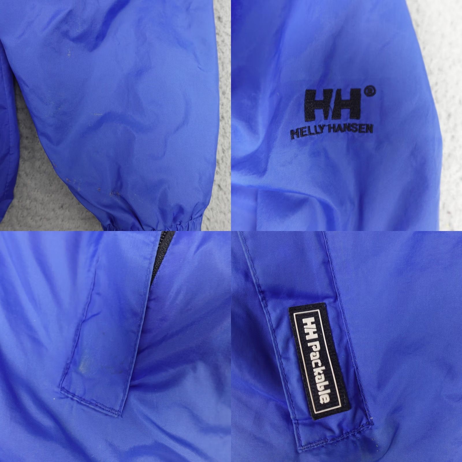 Helly Hansen Helly Hansen Jacket Mens M Blue Packable Windbreaker Rain Shell Zip Logo Size US M / EU 48-50 / 2 - 8 Thumbnail