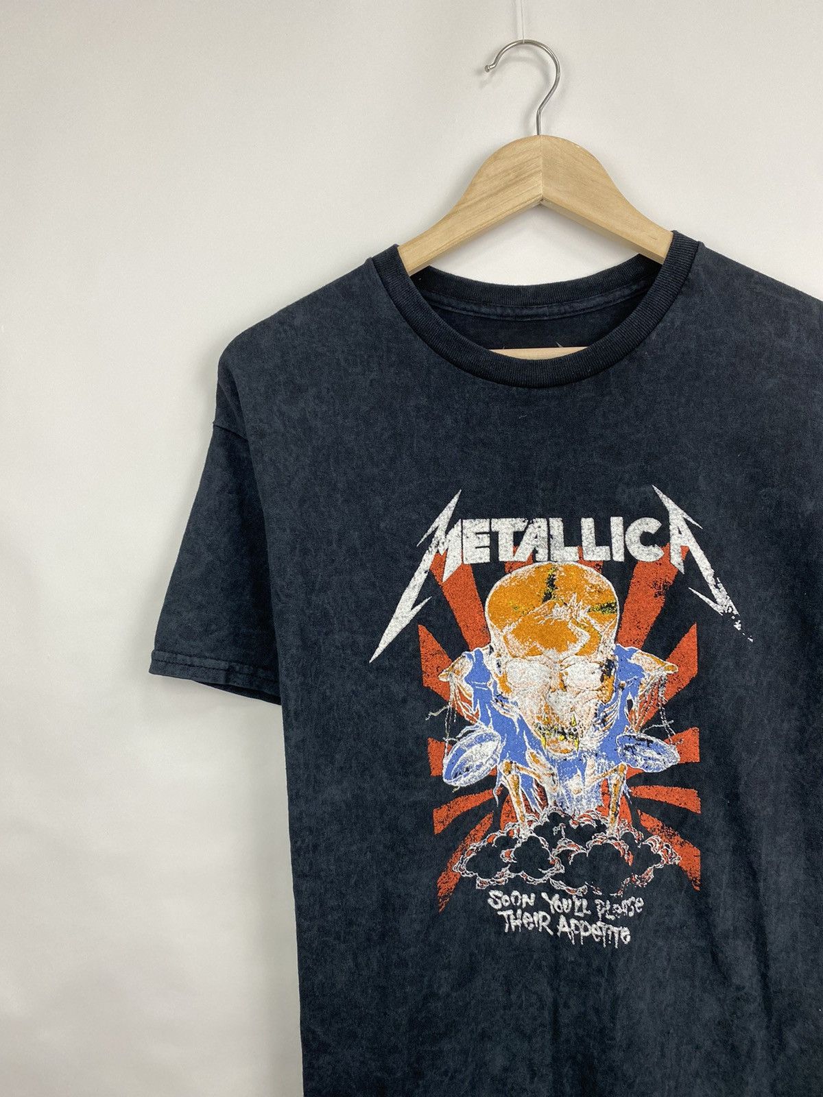Metallica 🇺🇸 Vtg Y2K Metallica Soon You’ll Please Their Appetite Shirt Size US M / EU 48-50 / 2 - 1 Thumbnail