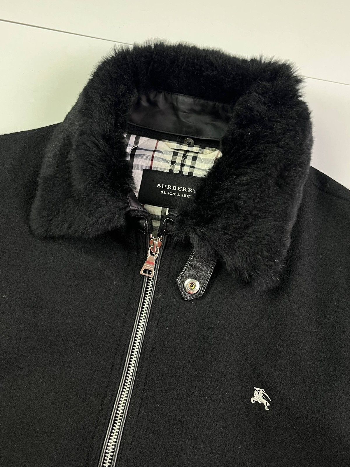 Burberry 00’ Japanese Burberry fur puffer jacket Size US L / EU 52-54 / 3 - 8 Thumbnail