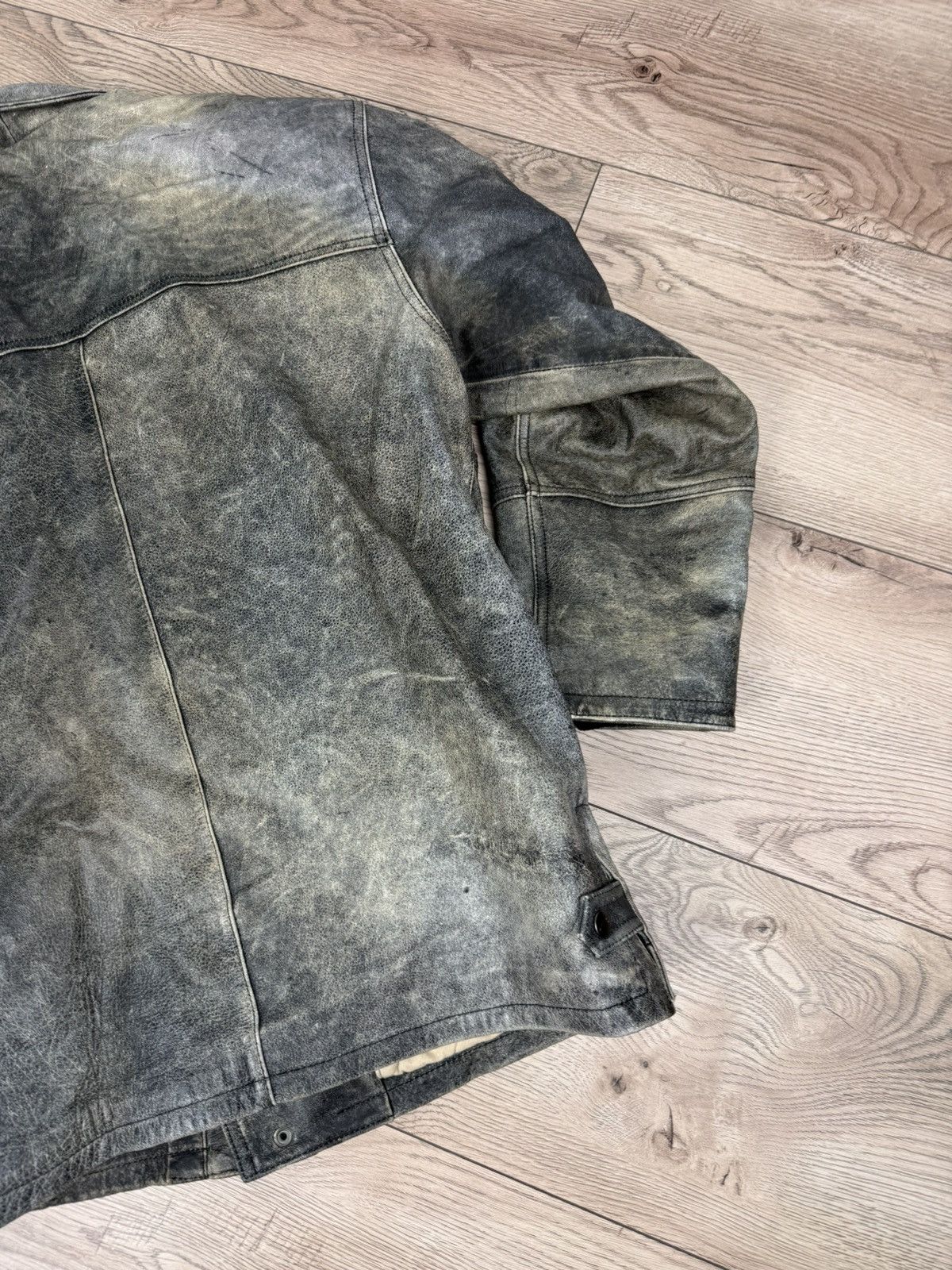 Vintage Flying Eagle Vintage avant garde Japan brand leather jacket Size US L / EU 52-54 / 3 - 11 Thumbnail