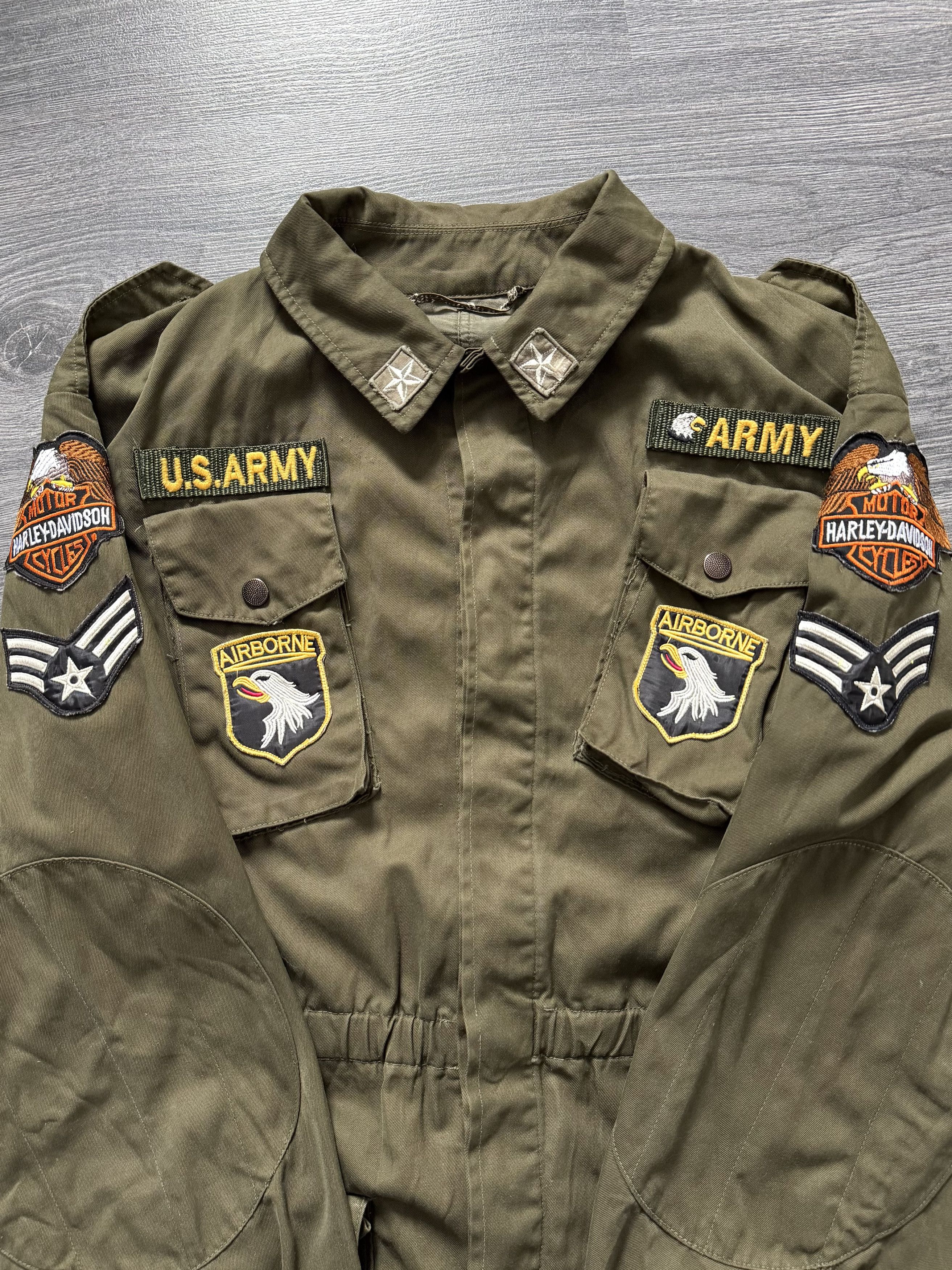 Other Vintage US Army Field Jacket with Harley-Davidson Patches Size US M / EU 48-50 / 2 - 4 Thumbnail