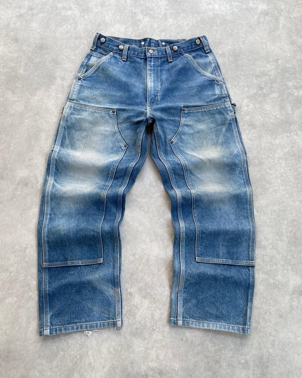 Carhartt Vintage Carhartt Double Knee B07 Denim Size US 34 / EU 50 - 1 Thumbnail