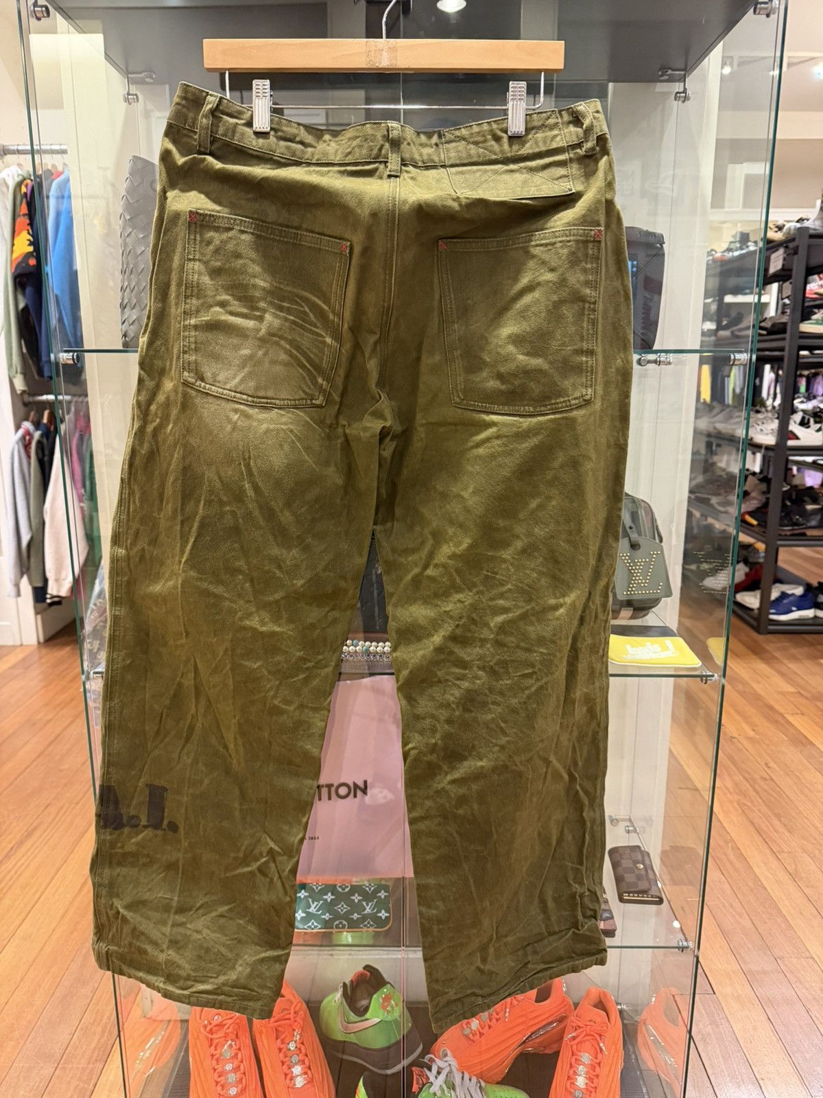 Fugazi Fugazi Tarp Crispy Pants -Olive Size US 34 / EU 50 - 2 Thumbnail